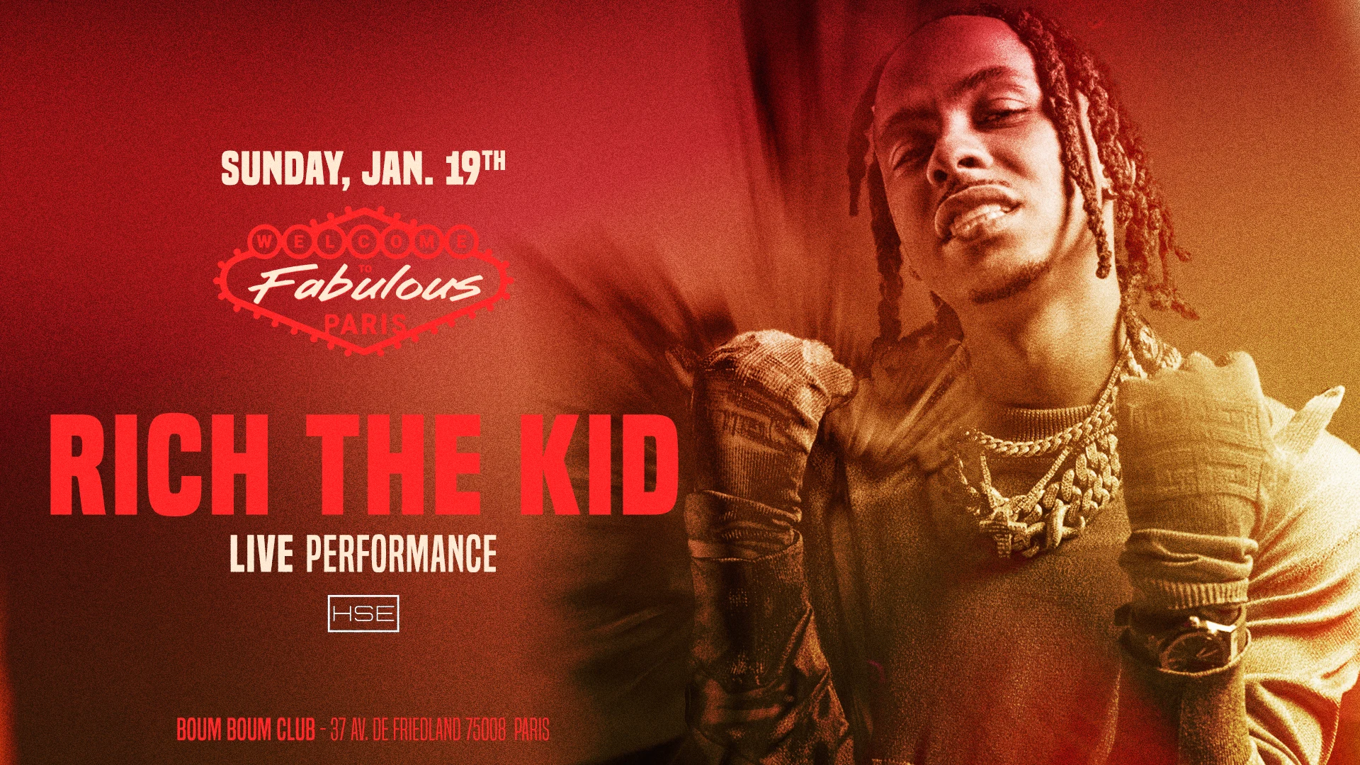 Fabulous W/ Rich The Kid - Sunday 19th @Boum Boum