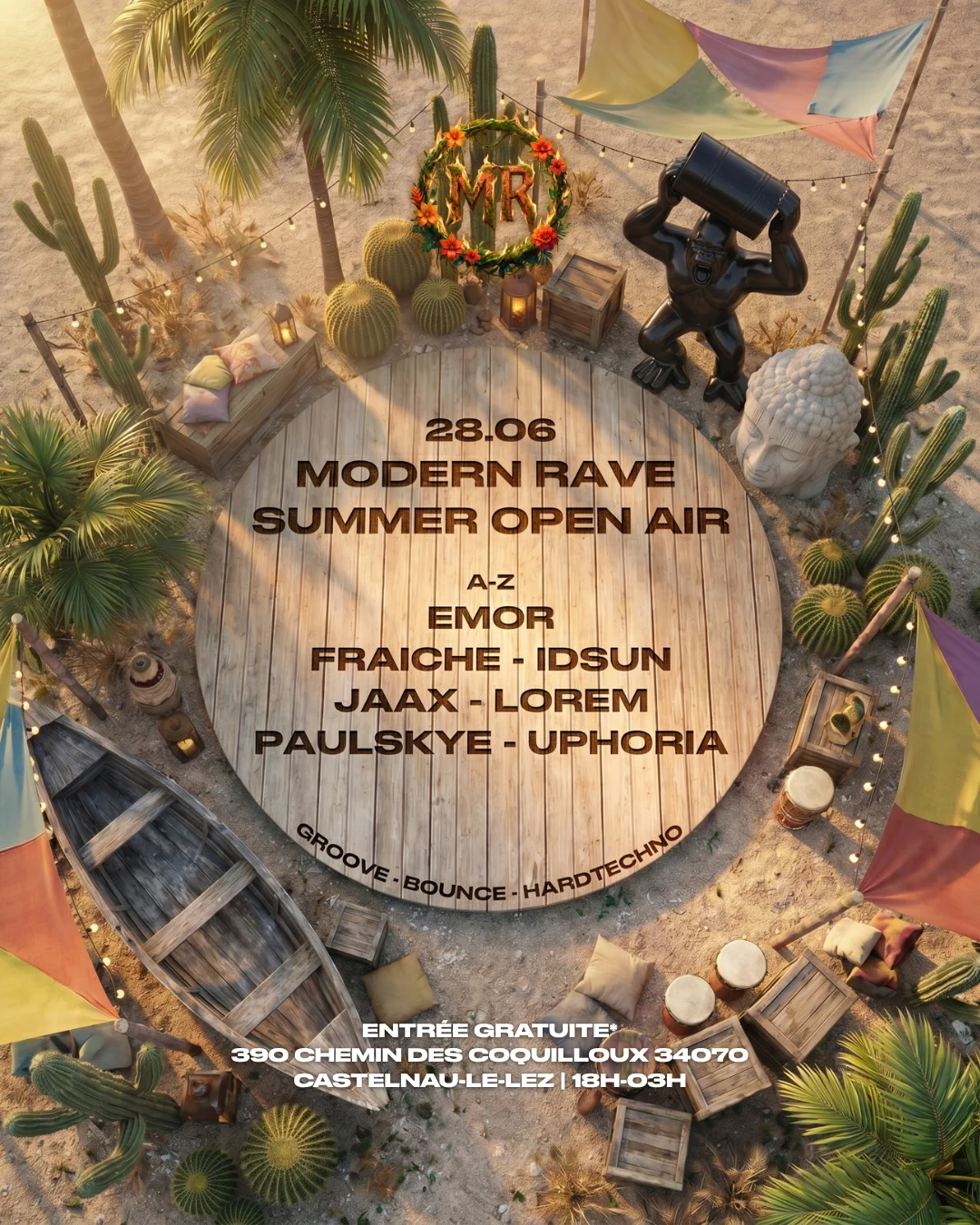 Modern Rave : Summer Open Air #2 - Uphoria, Jaax...