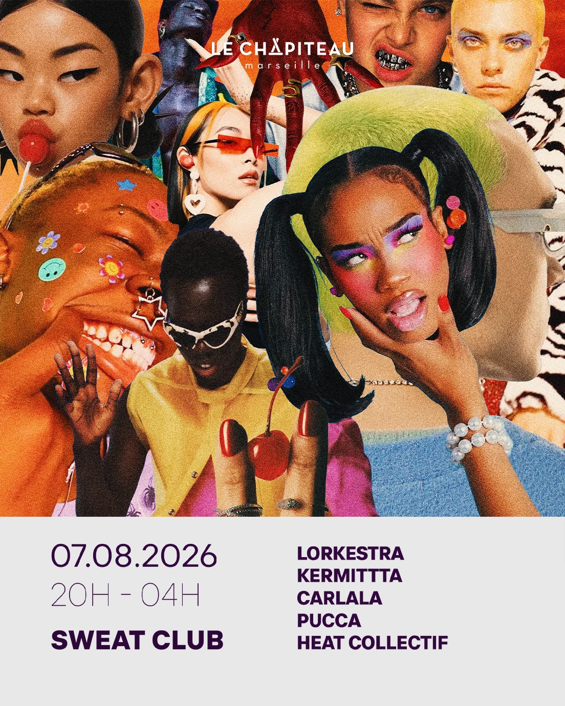 Sweat Club W/ Kermittta, Lorkestra, Carlala, Pucca & More