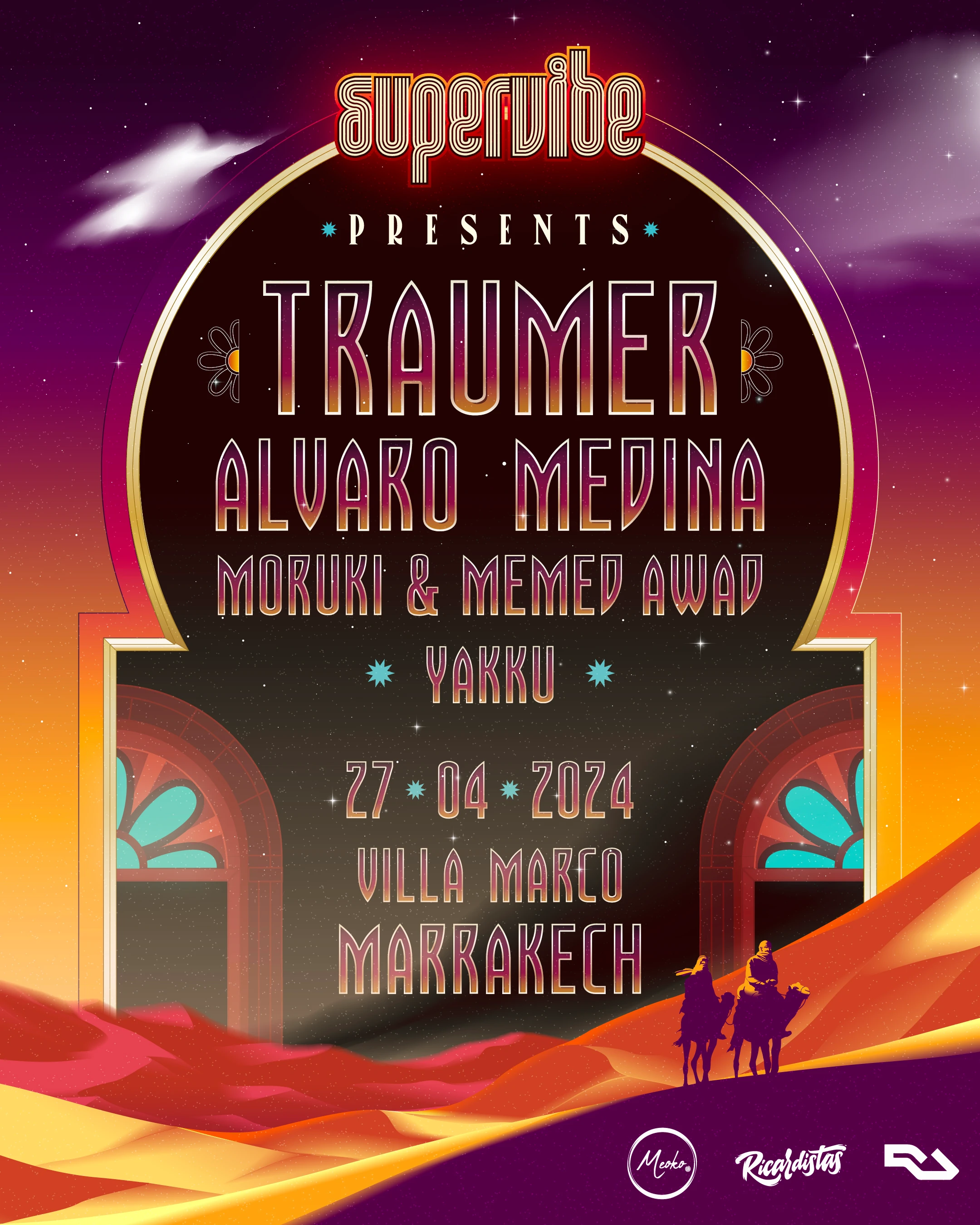 Supervibe Presents Traumer At Villa Marco - Marrakech