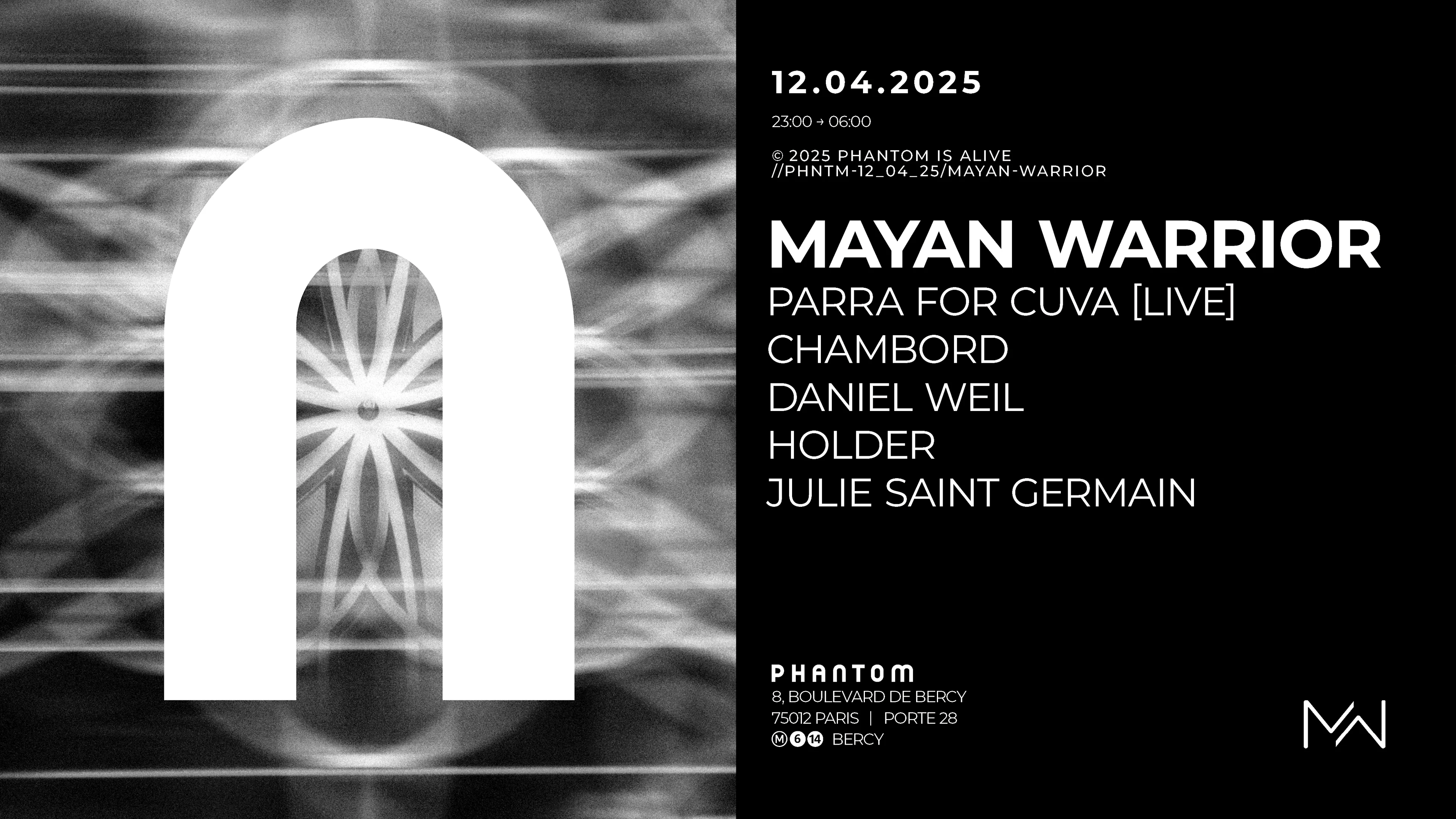 Phantom X Mayan Warrior : Parra For Cuva (Live), Chambord