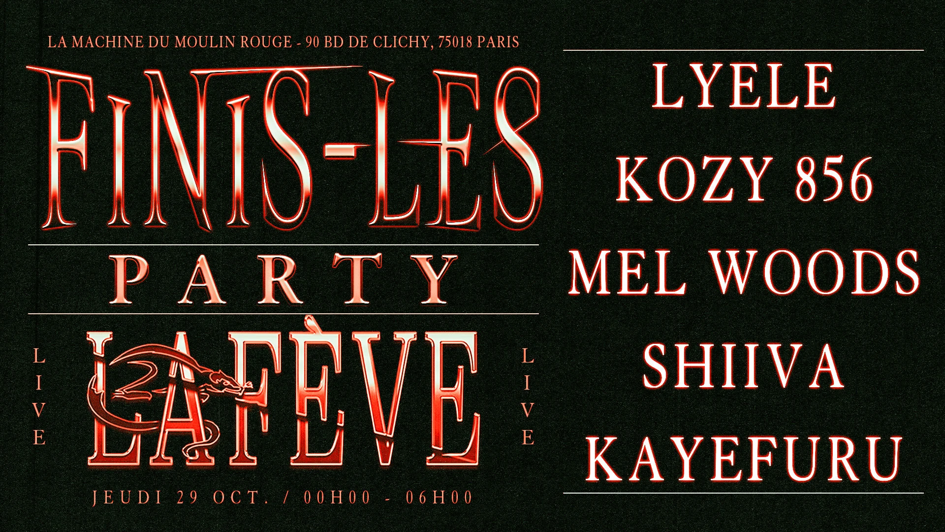 La Fève - Finis-Les Party