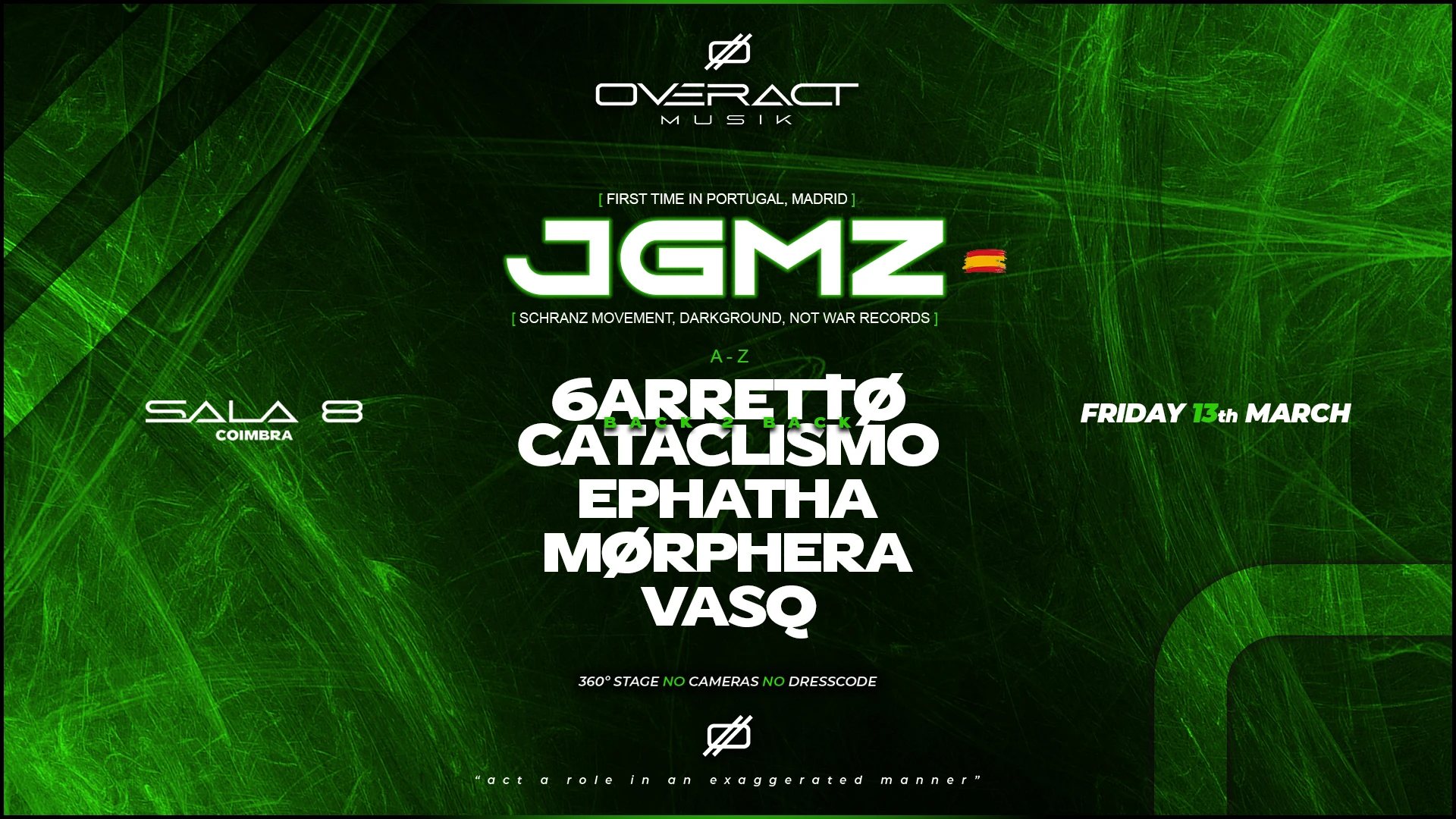 Overact Musik, Portugal Debut, Coimbra