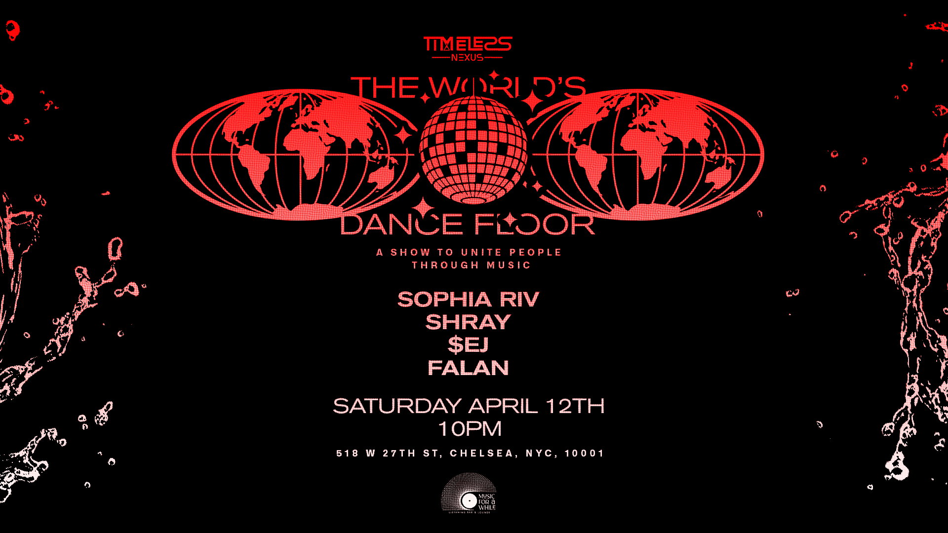 The World's Dance Floor: A Show To Unite People Thru' Music
