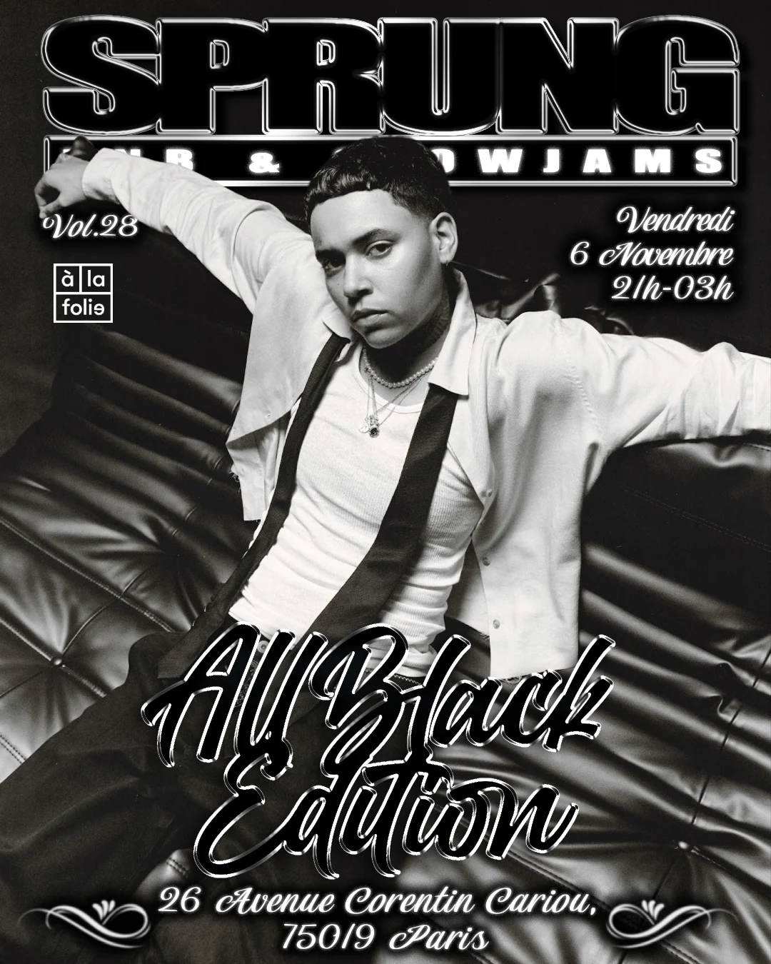 Sprung Vol.28 🌼 All Black Edition 🏴♠️