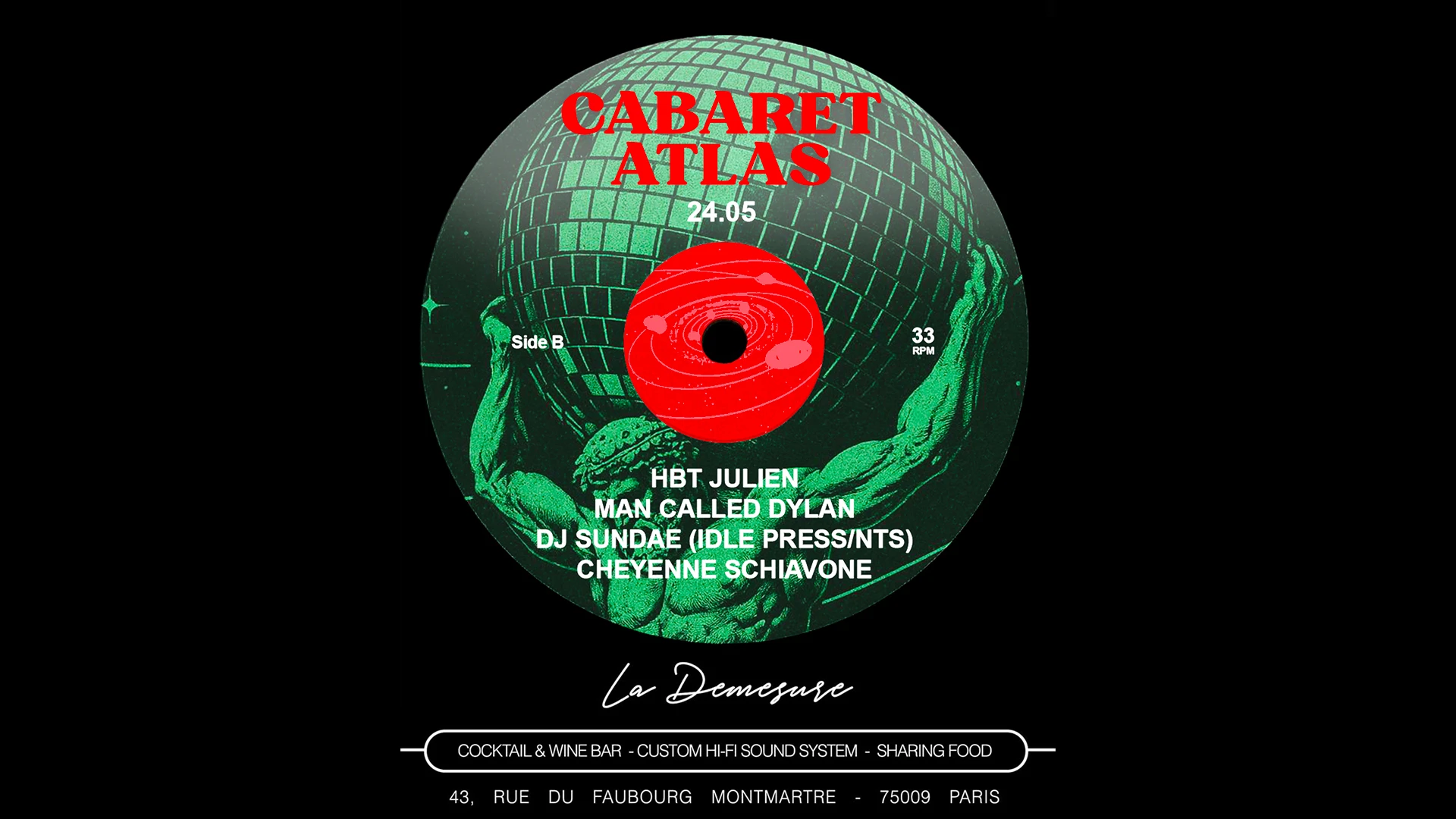 La Démesure Invite : Cabaret Atlas
