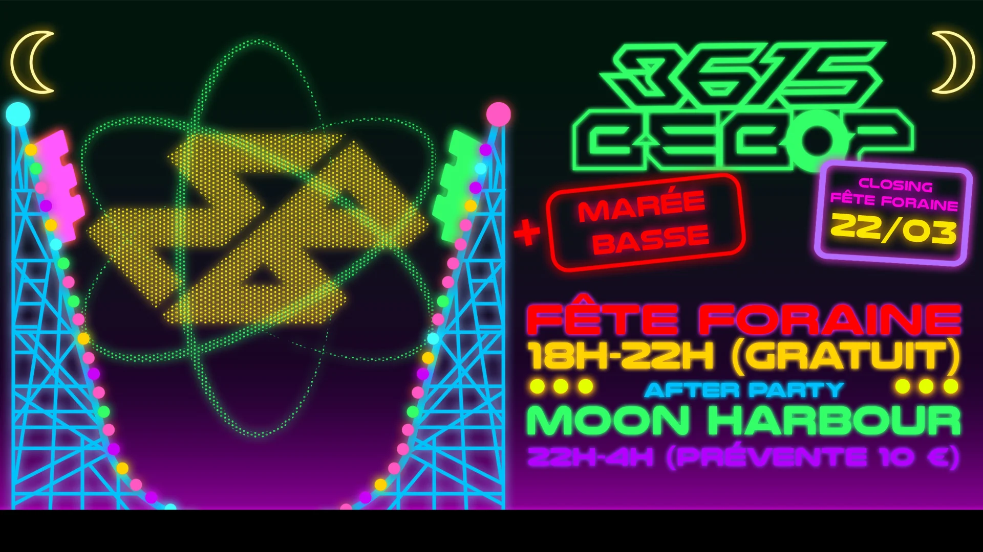 3615bebop X Marée Basse - After Fête Foraine @ Moon Harbour