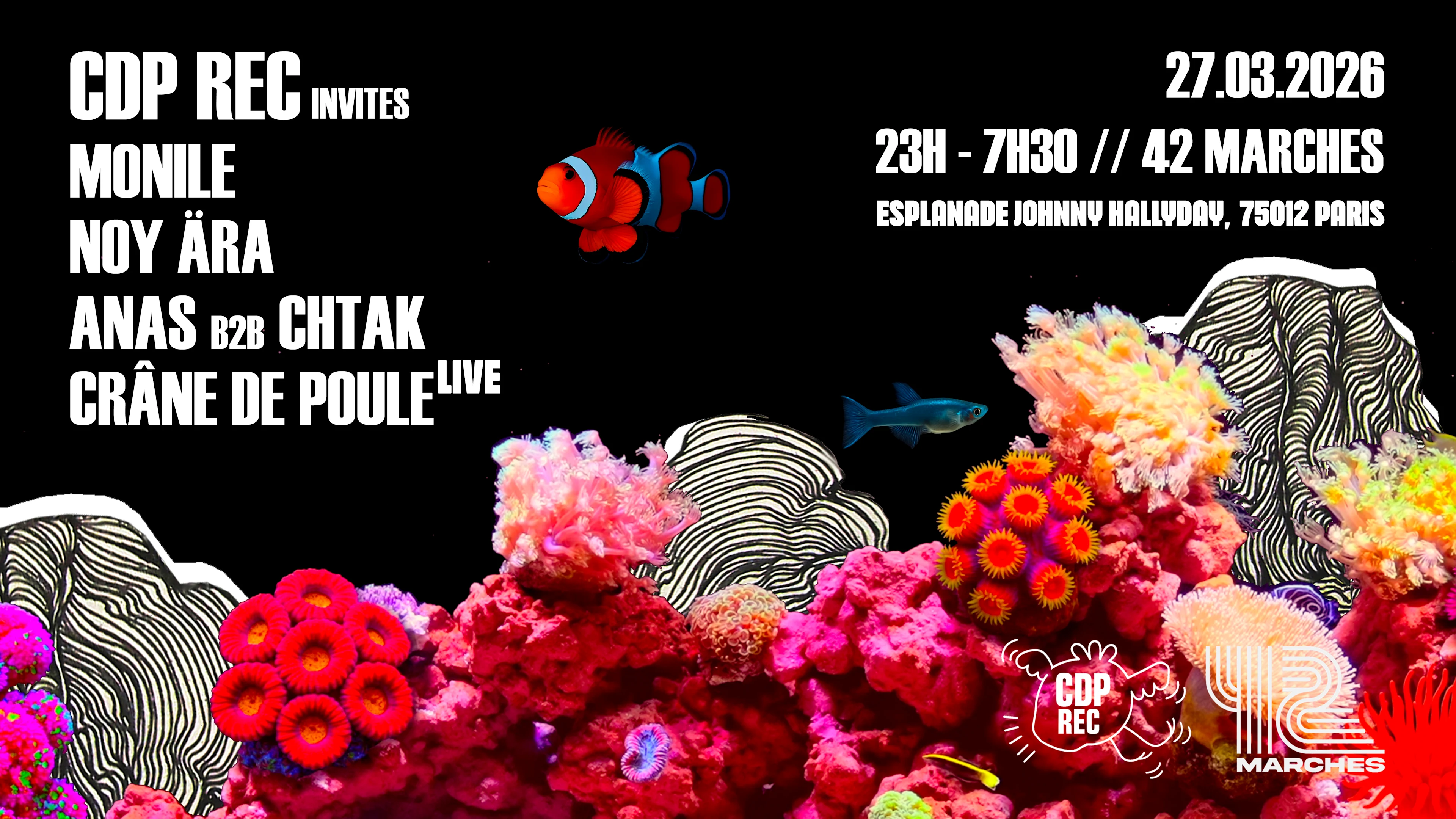 Cdp Rec: Monile, Noy Ära, Anas, Chtak, Crâne De Poule