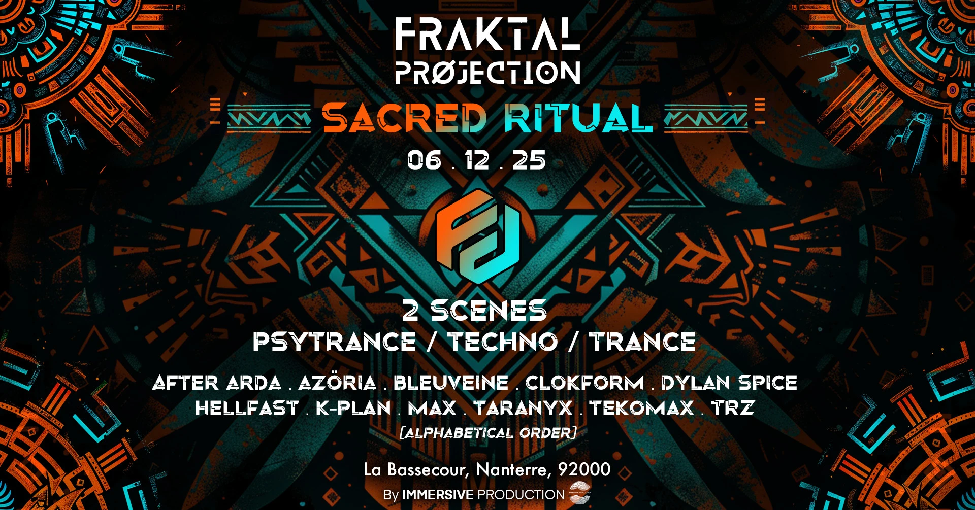 Fraktal Prøjection #10 - Sacred Ritual | Psytrance & Techno