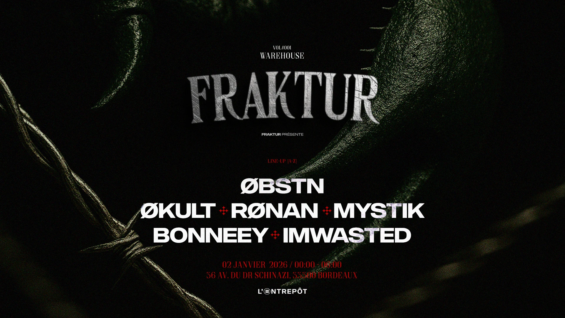Fraktur W/ Øbstn / Økult / Mystik / Rønan (...)