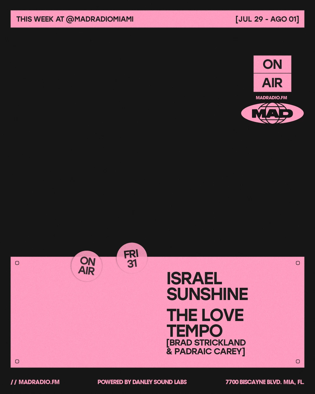 Israel Sunshine / The Love Tempo (Brad Strickland / Padraic)