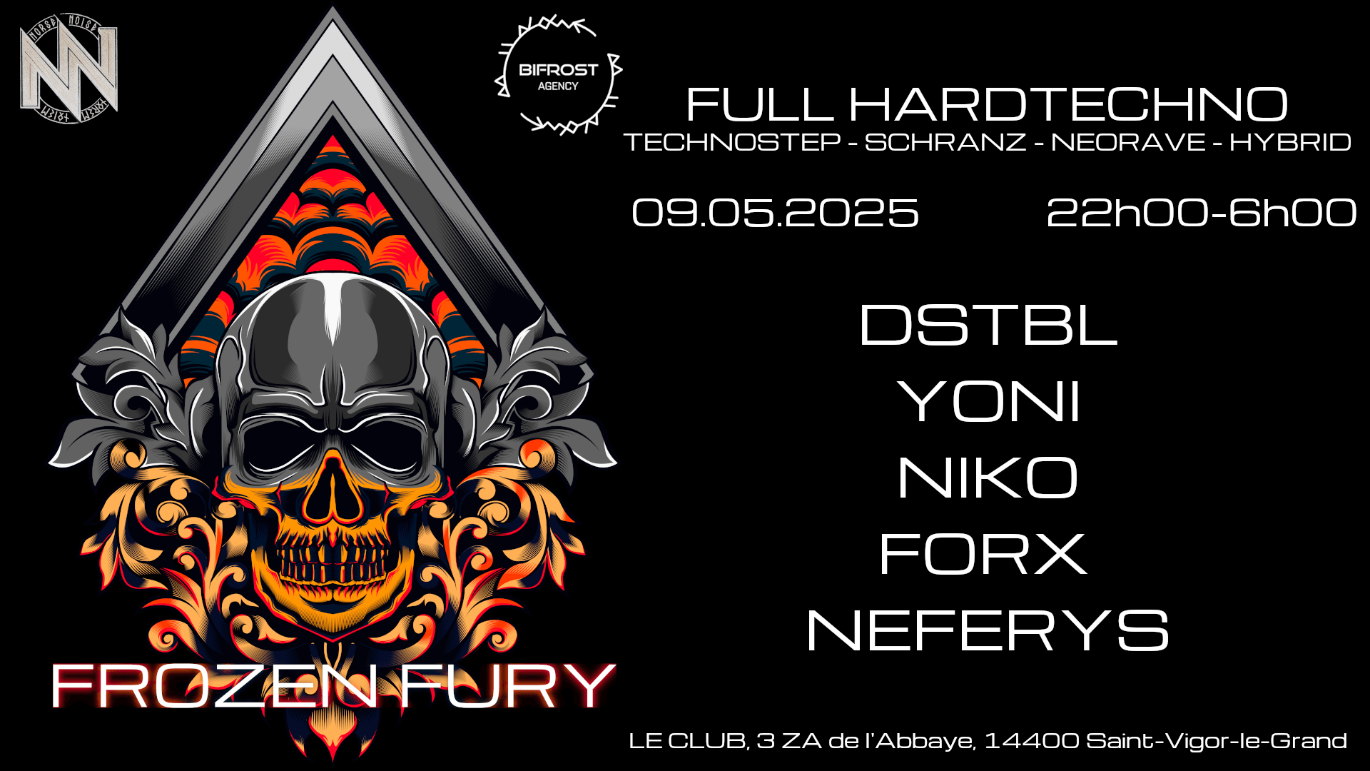 Frozen Fury - Hardtechno - Dstbl/Yoni/Niko/Forx/Neferys