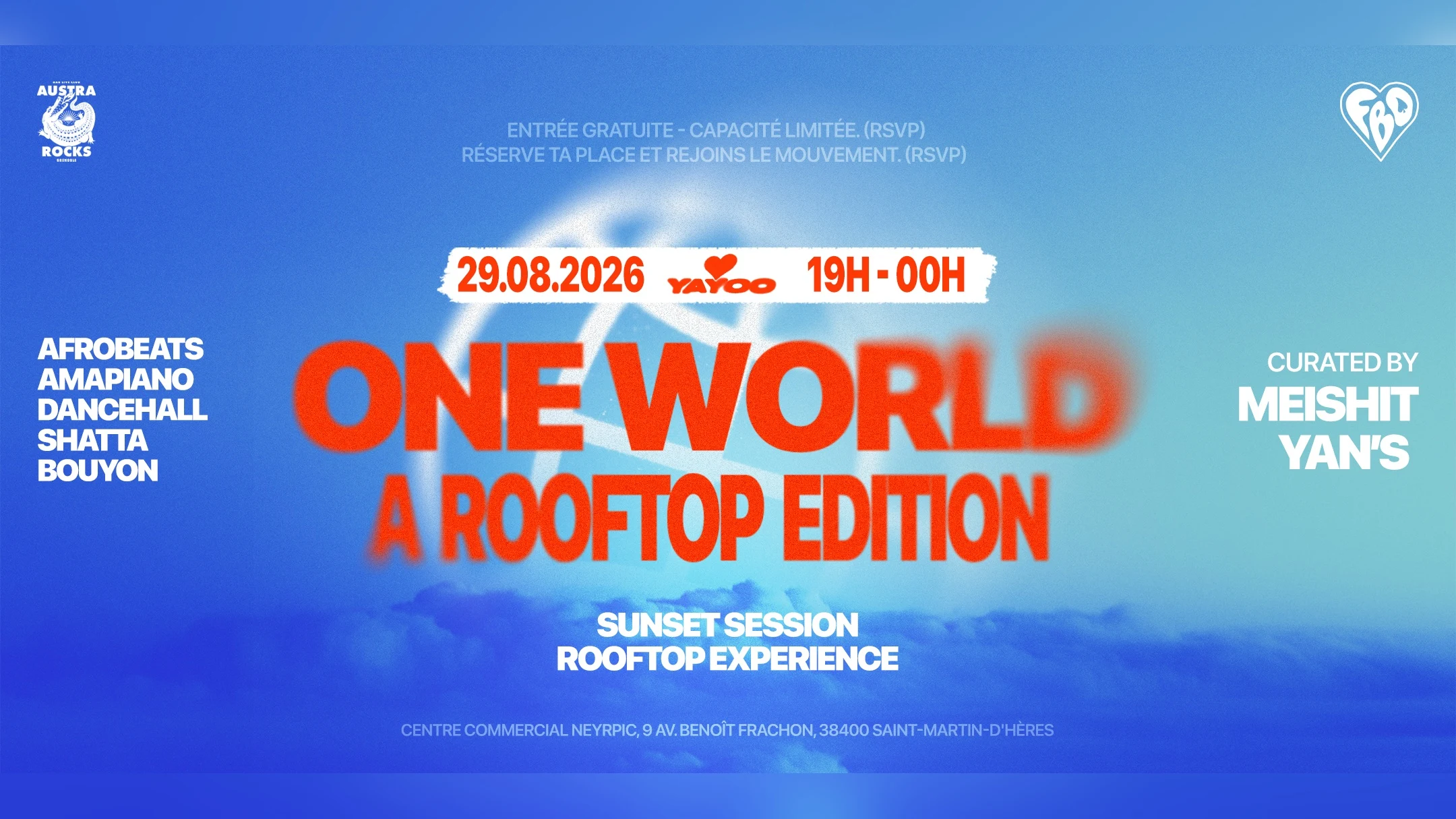 Yayoo #4 — One World 🌍 — Rooftop Edition