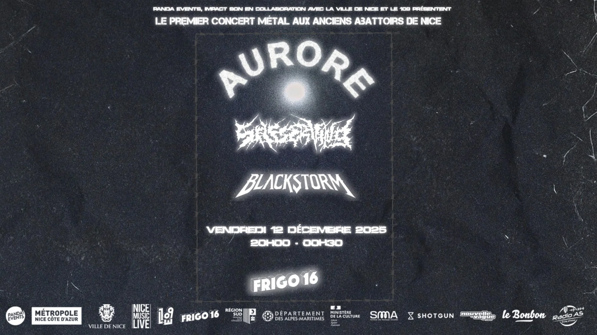 Riffs & Blood #1 : Aurore - Frigo 16 - Nice