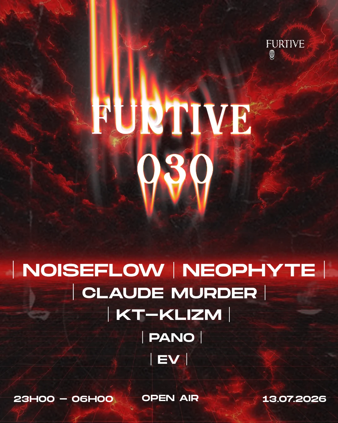 [Sold Out] Furtive 30 Open Air (Veille De Jour Ferie)