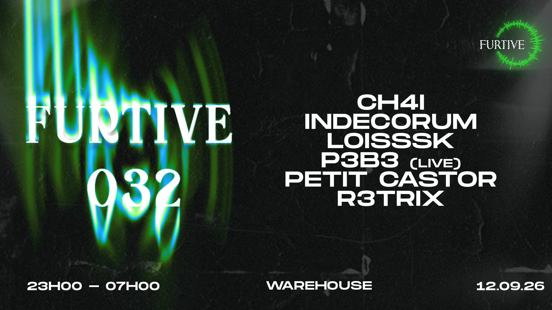 [Sold Out] Furtive 32 - Warehouse
