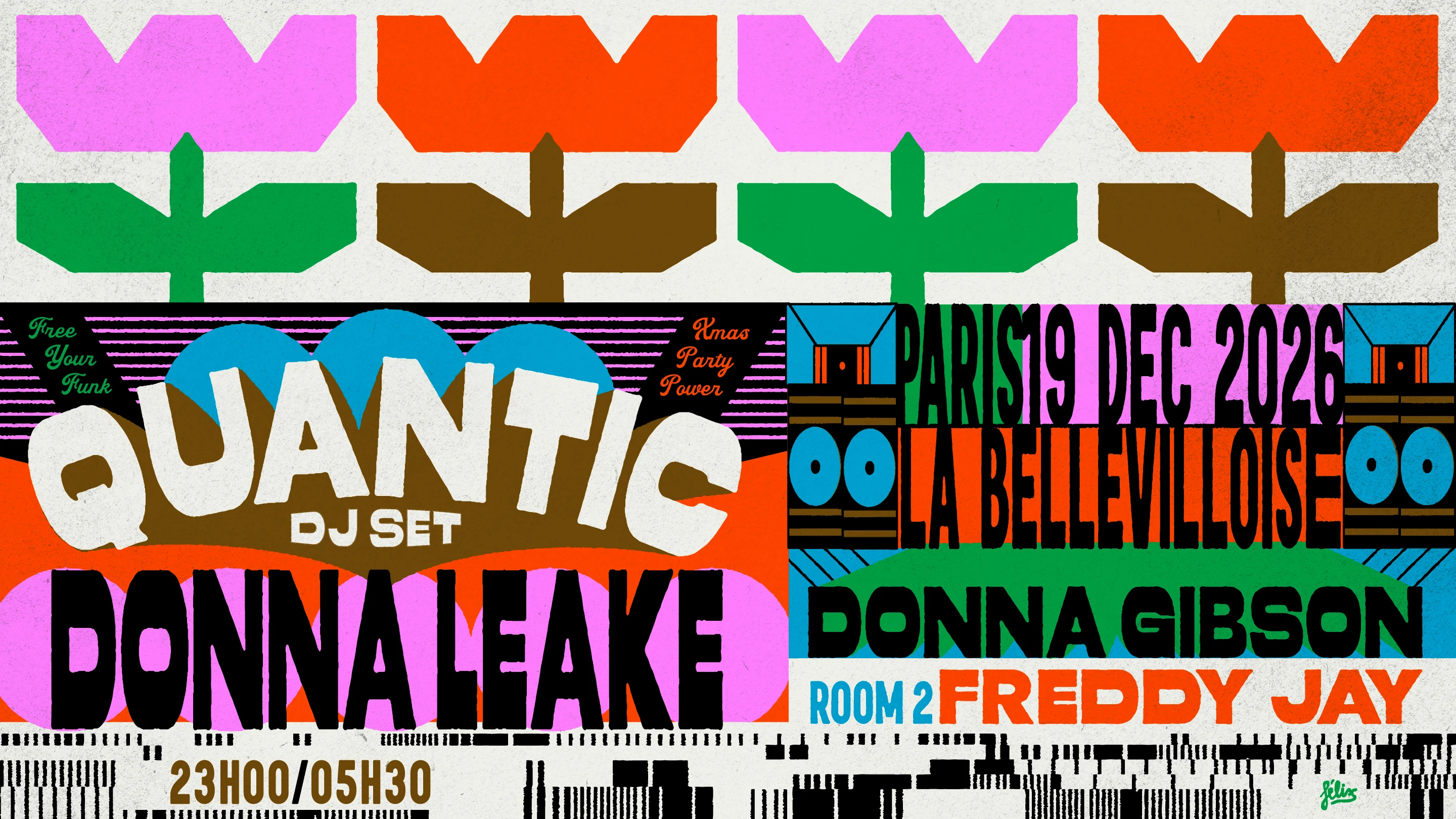 Free Your Funk Xmas Party Power : Quantic & Friends | 19.12