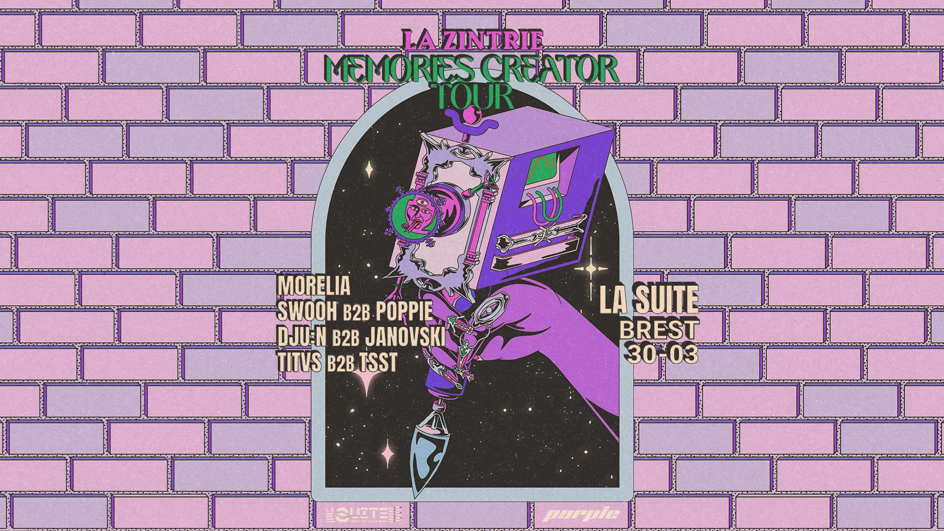 Purple Universe Invite La Zintrie + Morelia