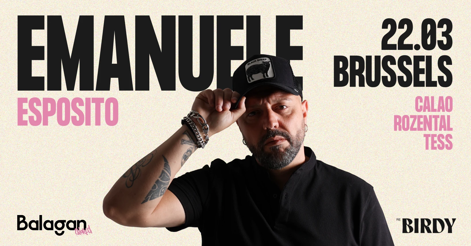 Balagan World Invites Emanuele Esposito - Birdy Brussels