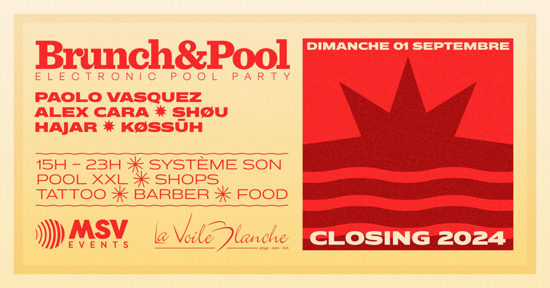 Brunch & Pool - Closing - Pool Party & Open Air