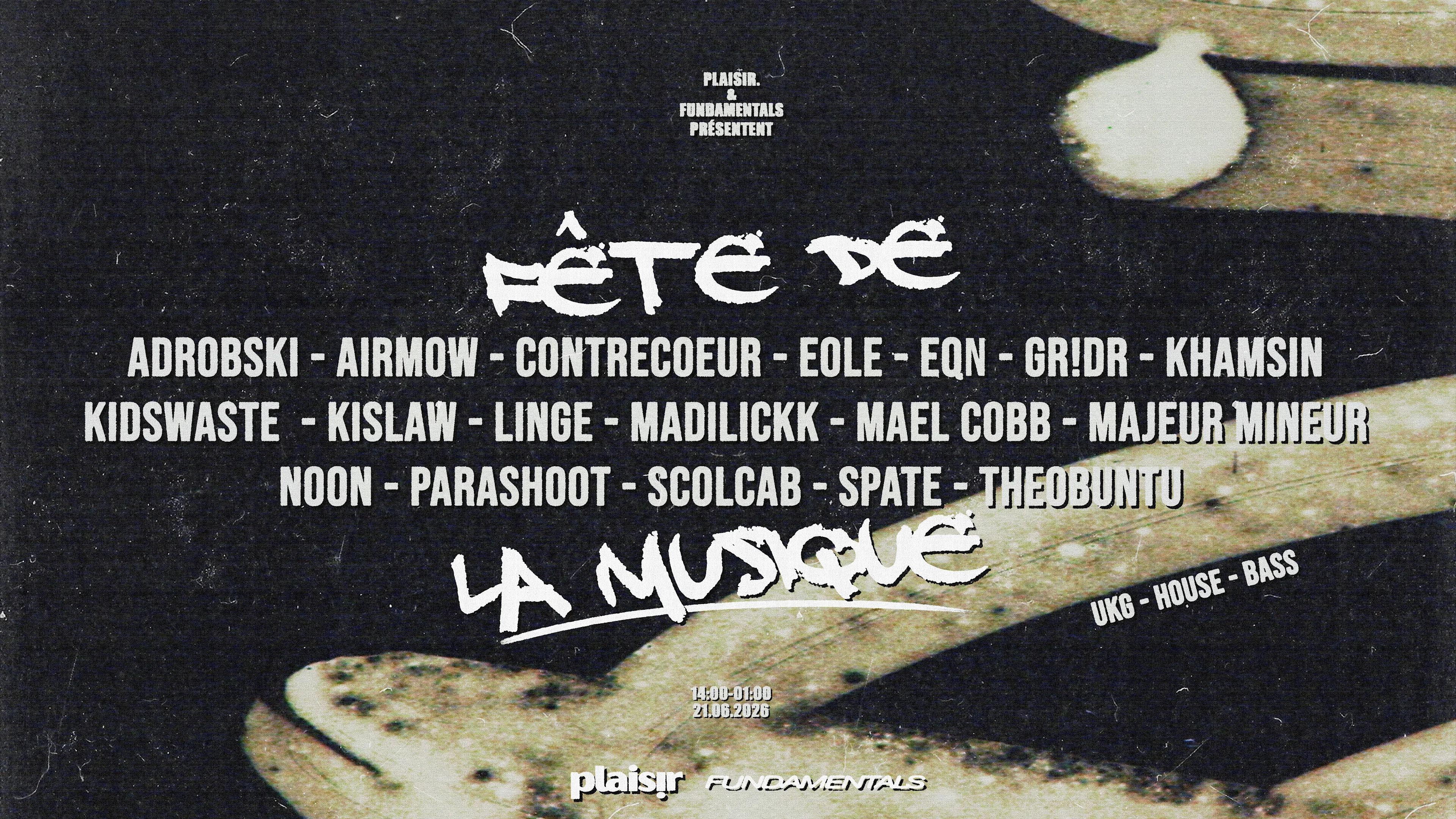 Fête De La Musique Open Air Xxl (Free) | Ukg - Bass - House