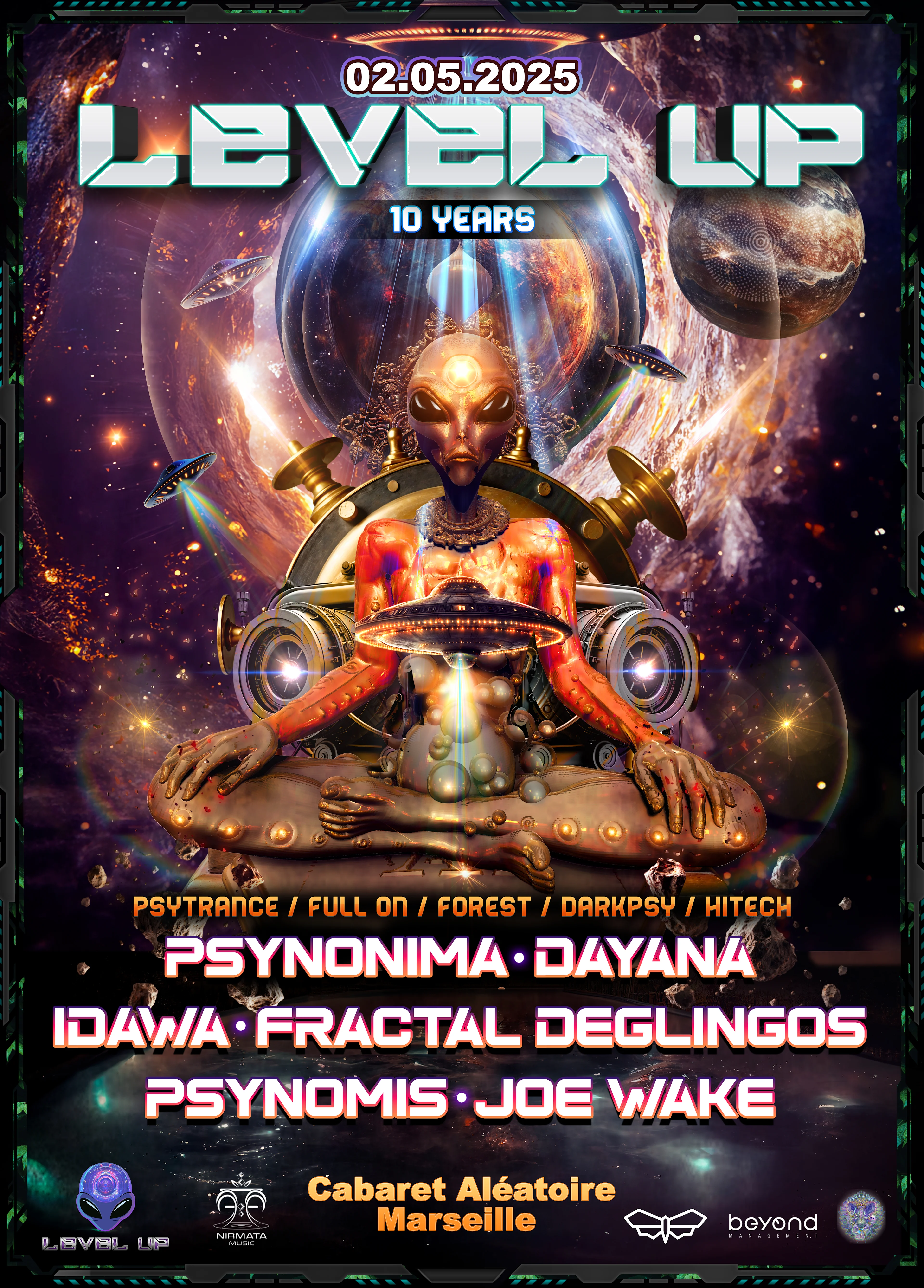 Club Cabaret X Level Up : Psynonima, Dayana, Idawa & More