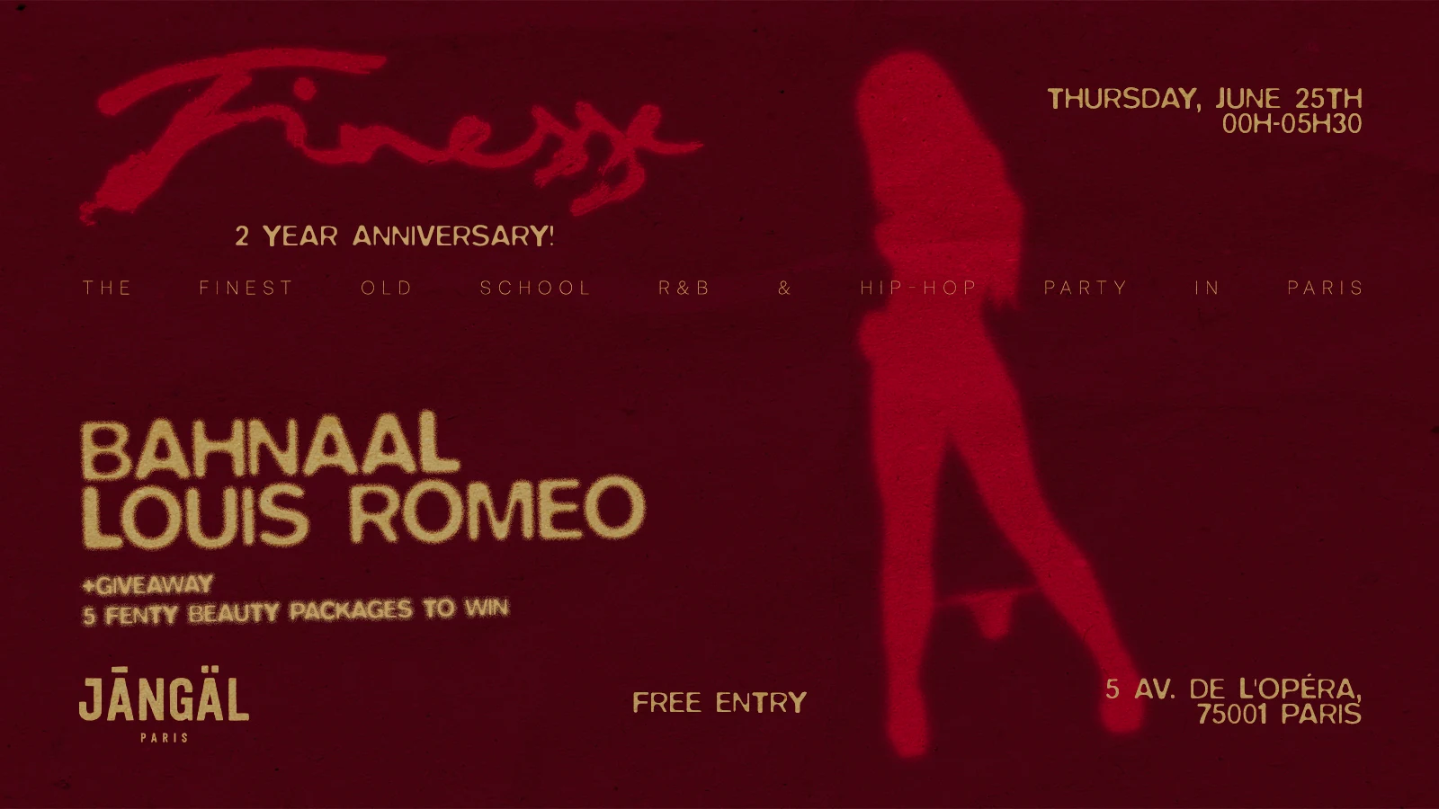 Finesse 2 Year Anniversary - R&B Party