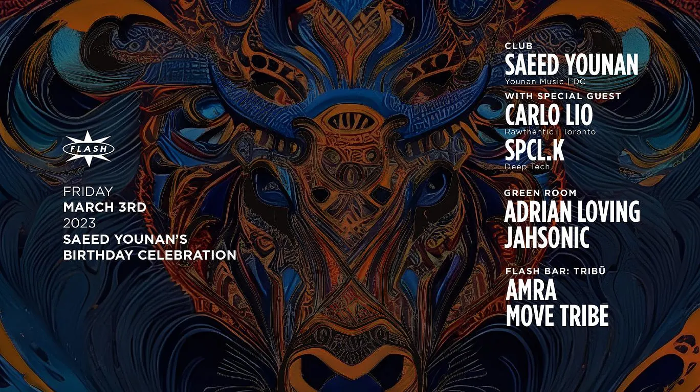 Saeed Younan’S Birthday Bash Ft. Special Guest: Carlo Lio