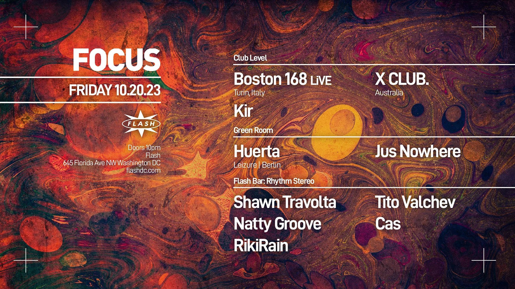Focus: Boston 168 [Live] - X Club.