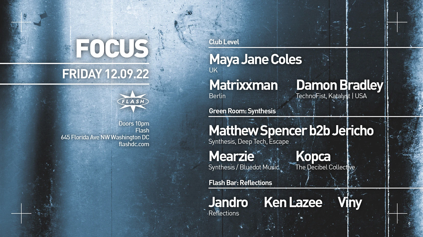 Focus: Maya Jane Coles - Matrixxman - Damon Bradley