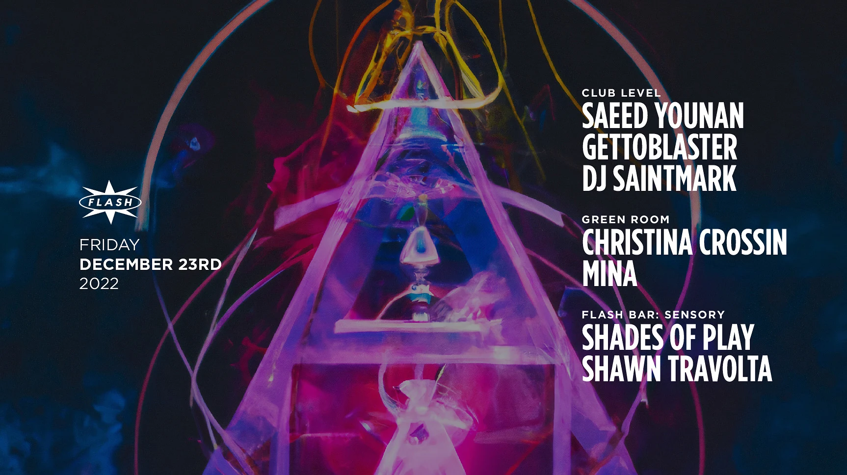 Flash Presents Saeed Younan - Gettoblaster - Dj Saintmark