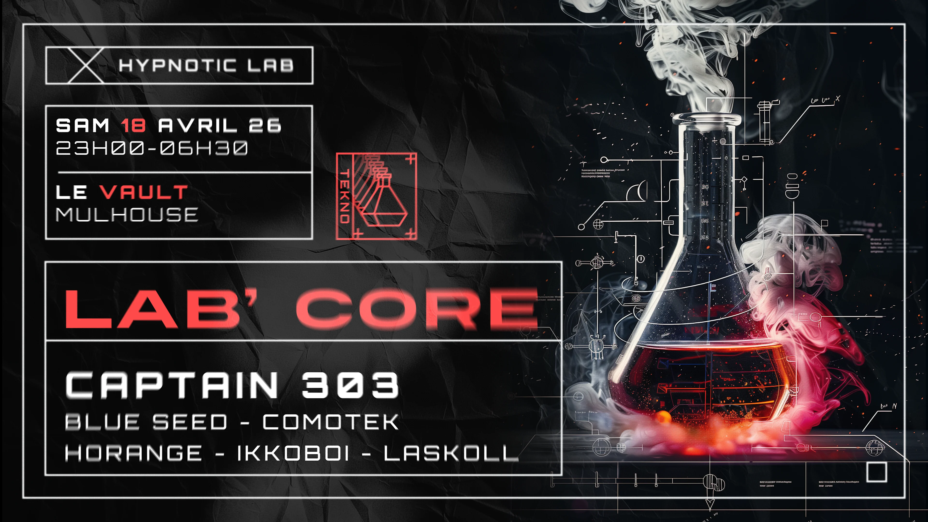 Hypnotic Lab W/ Captain 303 And More