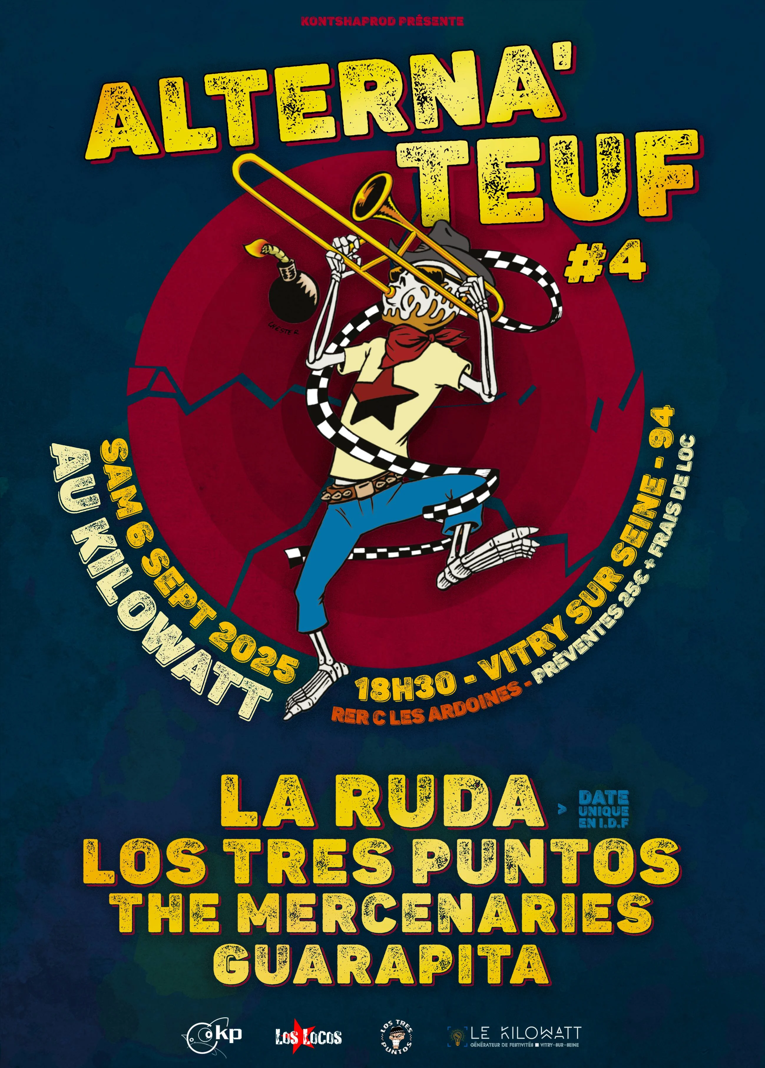 Alterna'teuf #4 : La Ruda, Los Tres Puntos, The Mercenaries