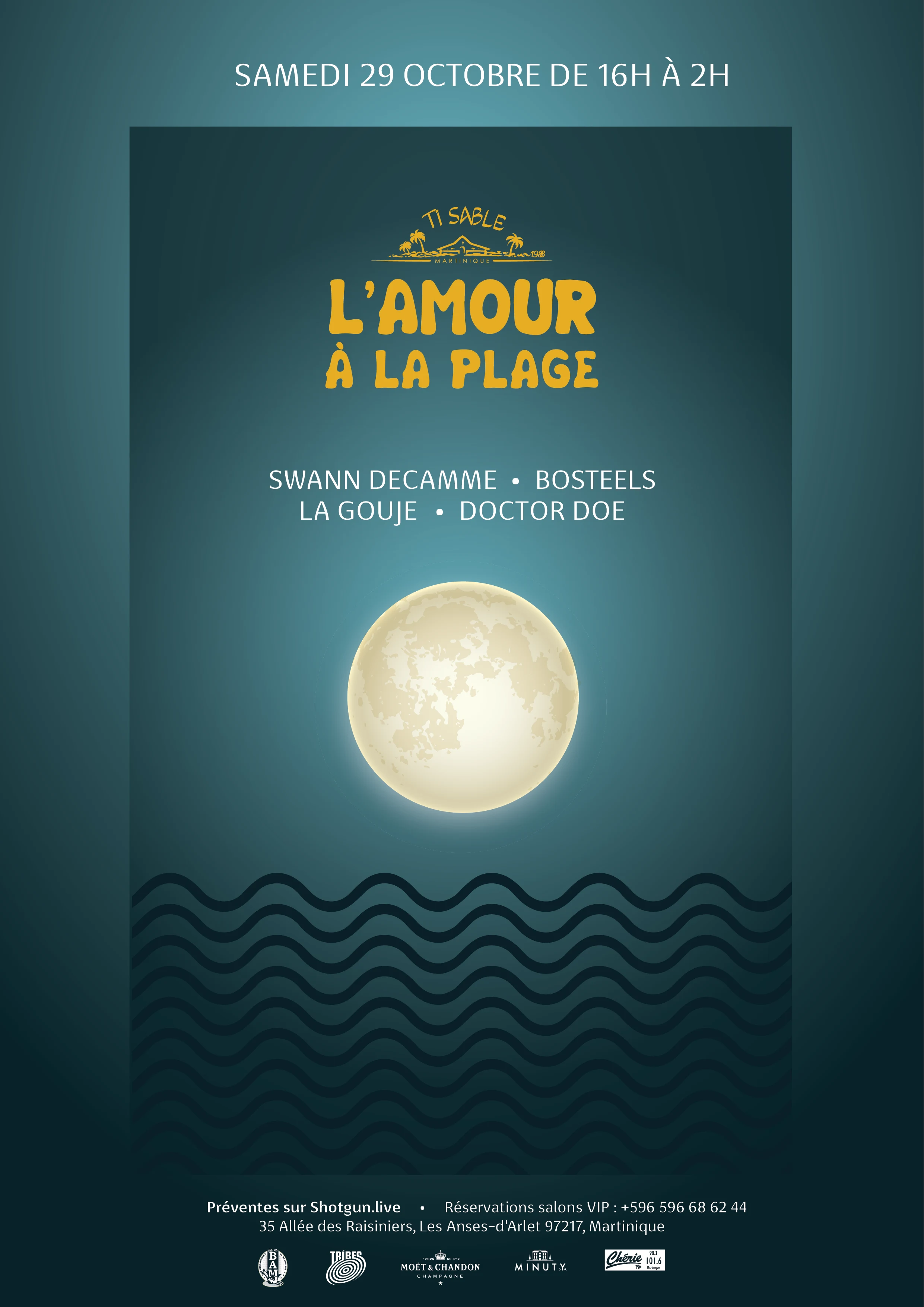 L'amour À La Plage By Ti Sable (Samedi 29 Octobre)