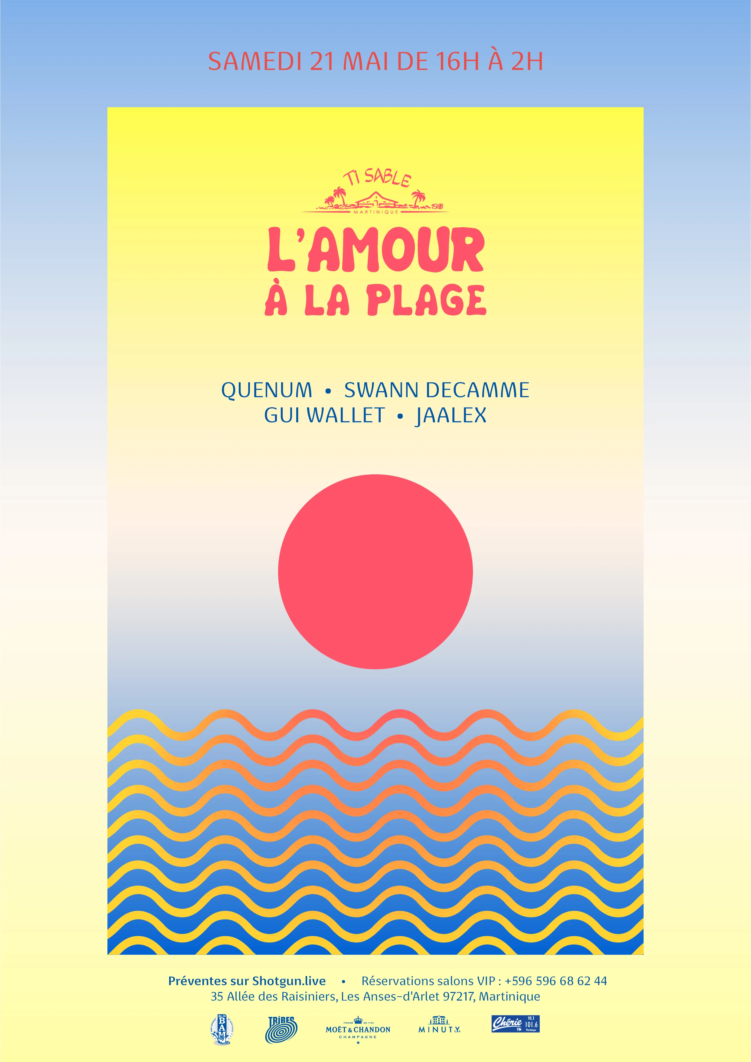 L'amour À La Plage By Ti Sable (Sam 21 Mai)