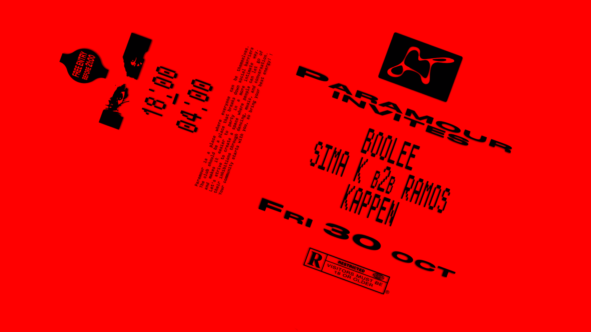 Prmr : Boolee Invites Sima K B2b Ramos & Kappen
