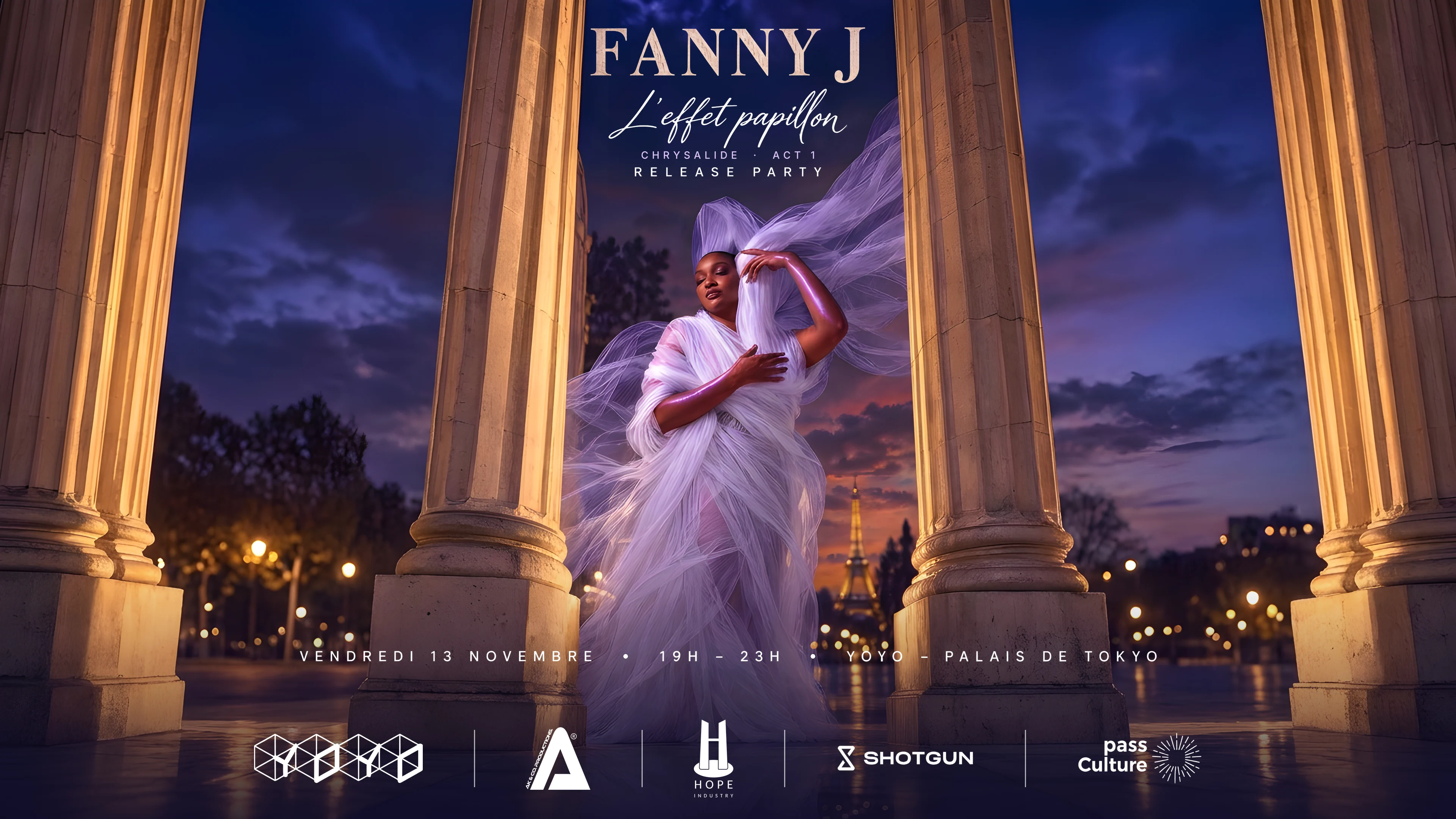 Fanny J - Release Party « L'effet Papillon » 🦋