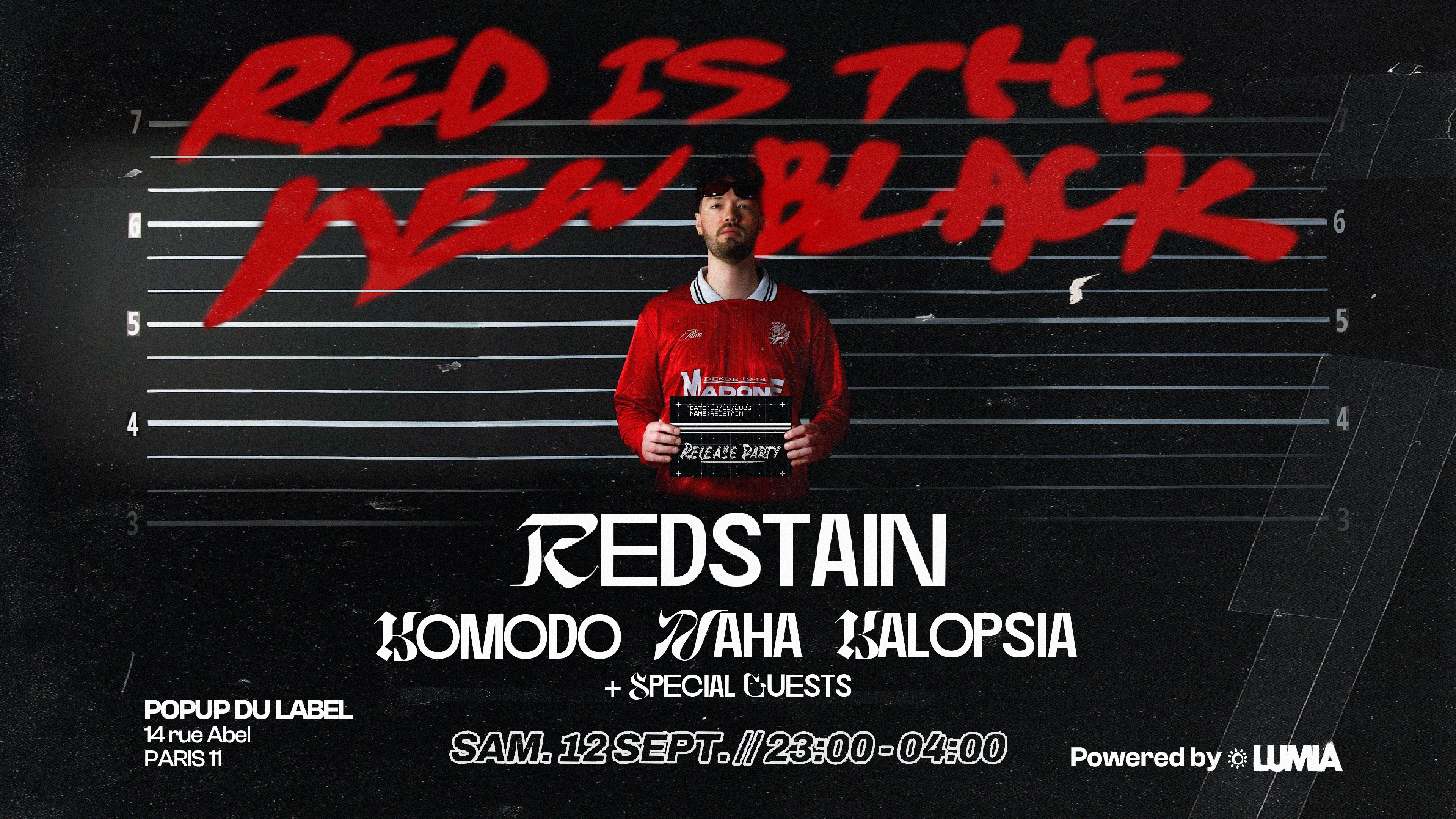 Red Is The New Black - Redstain Release Party