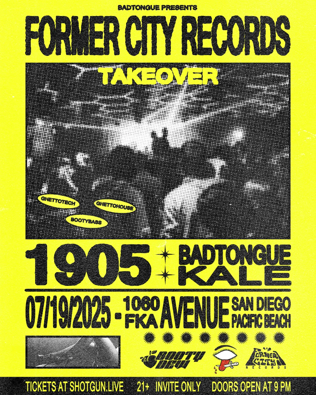 Badtongue Presents: Former City Records @Sd