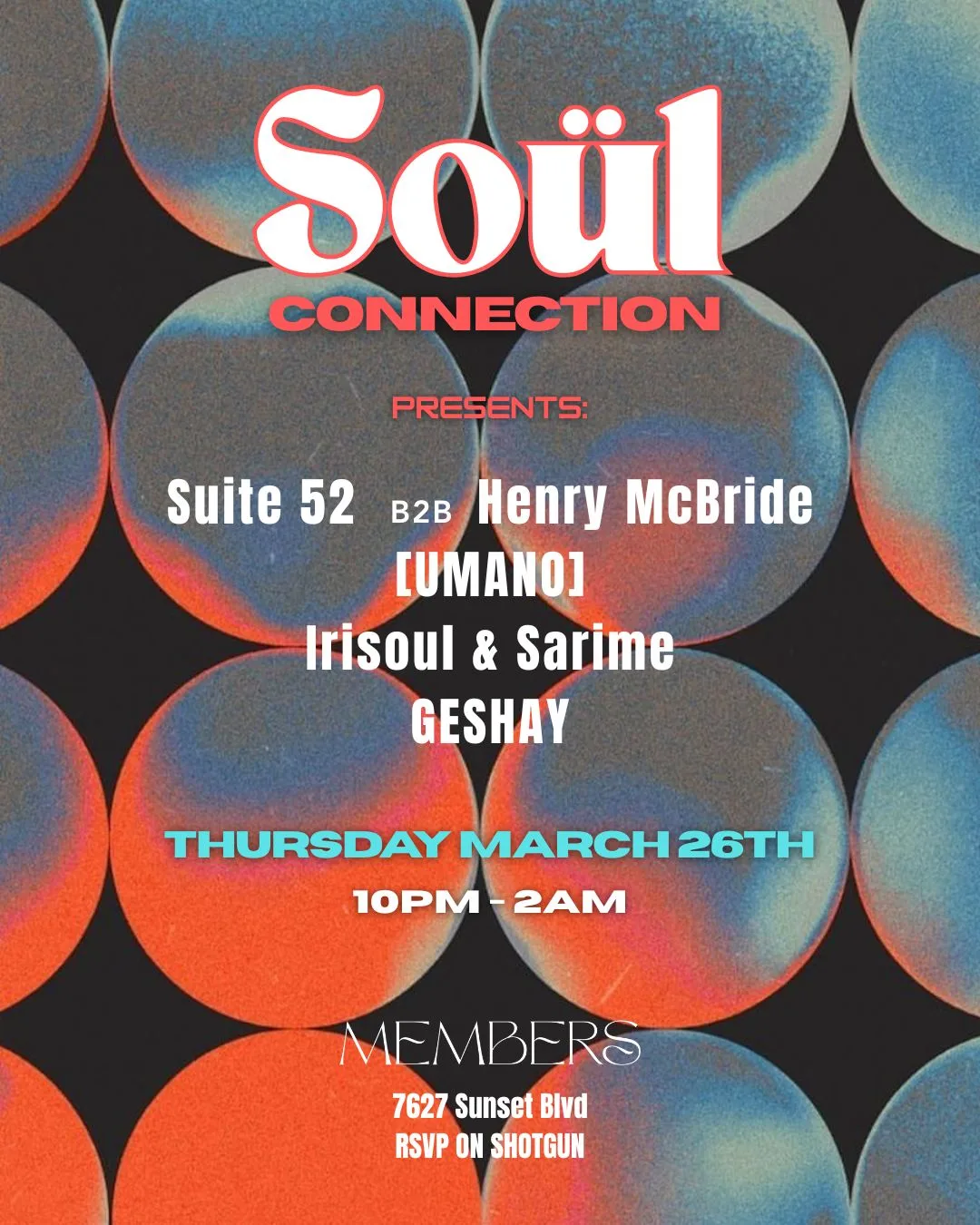 Soül Connection Presents: Suite 52 & Henry Mcbride