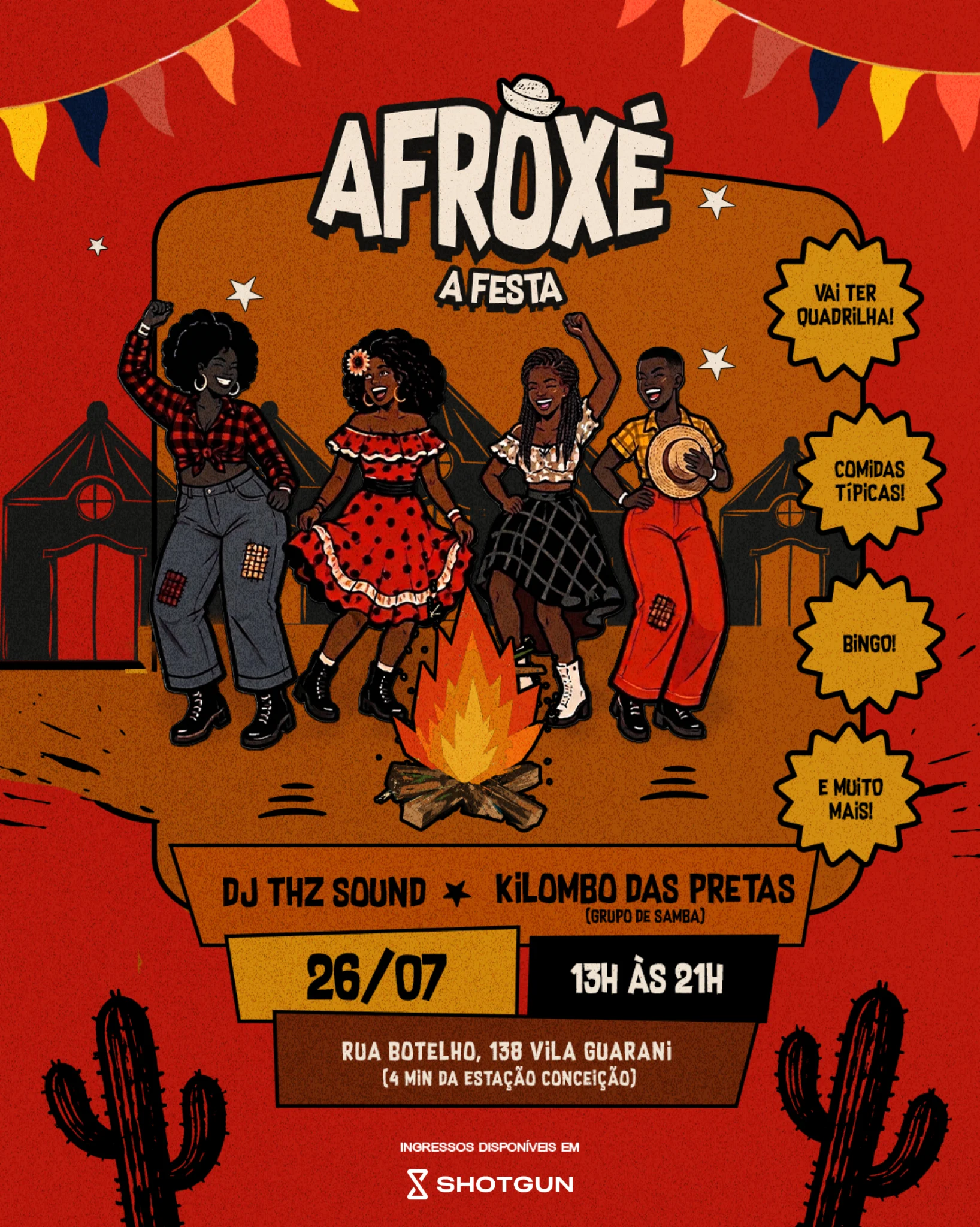 Festa Julina - Afroxé 26/07