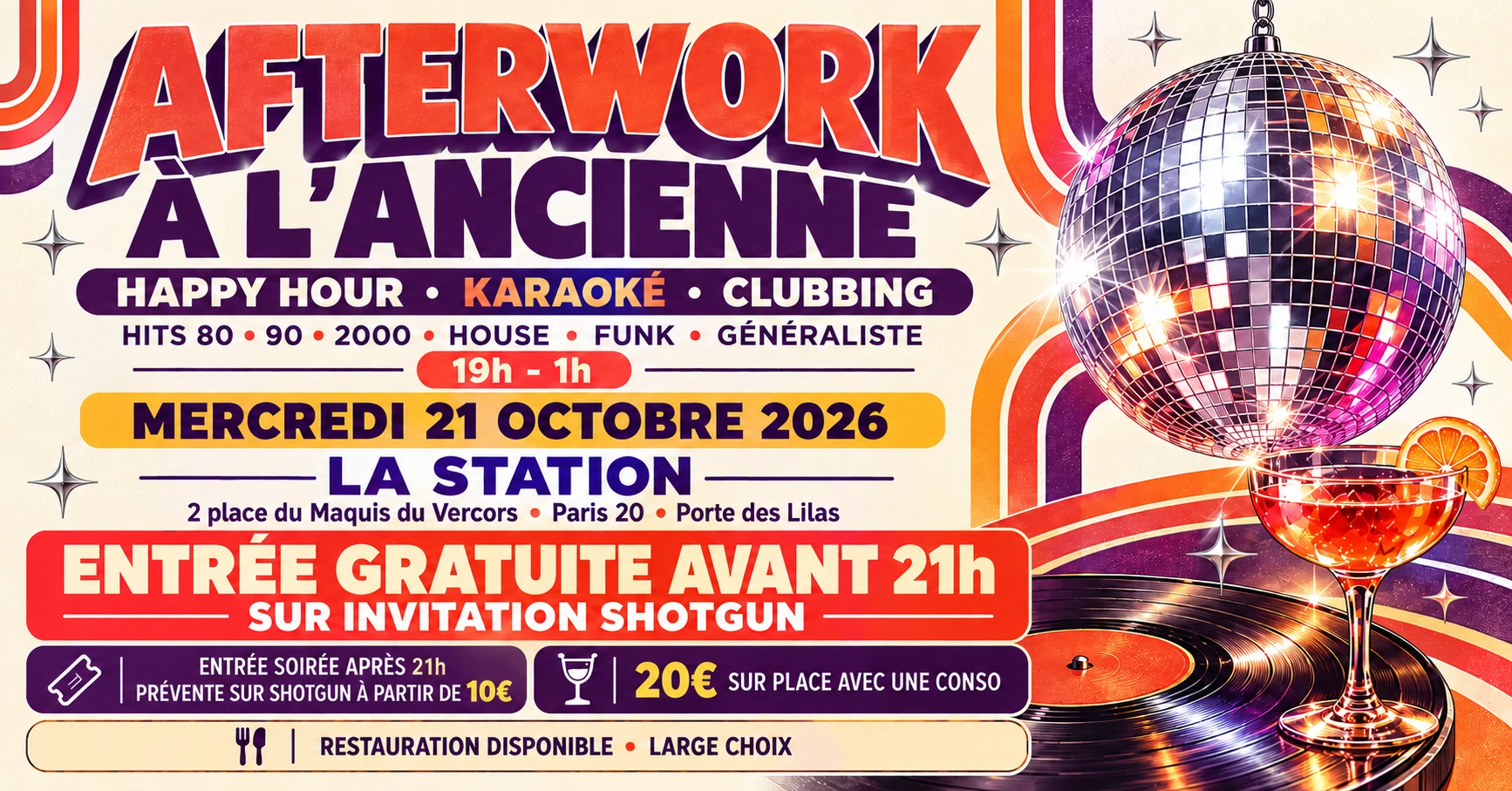 After Work A L'ancienne Paris
