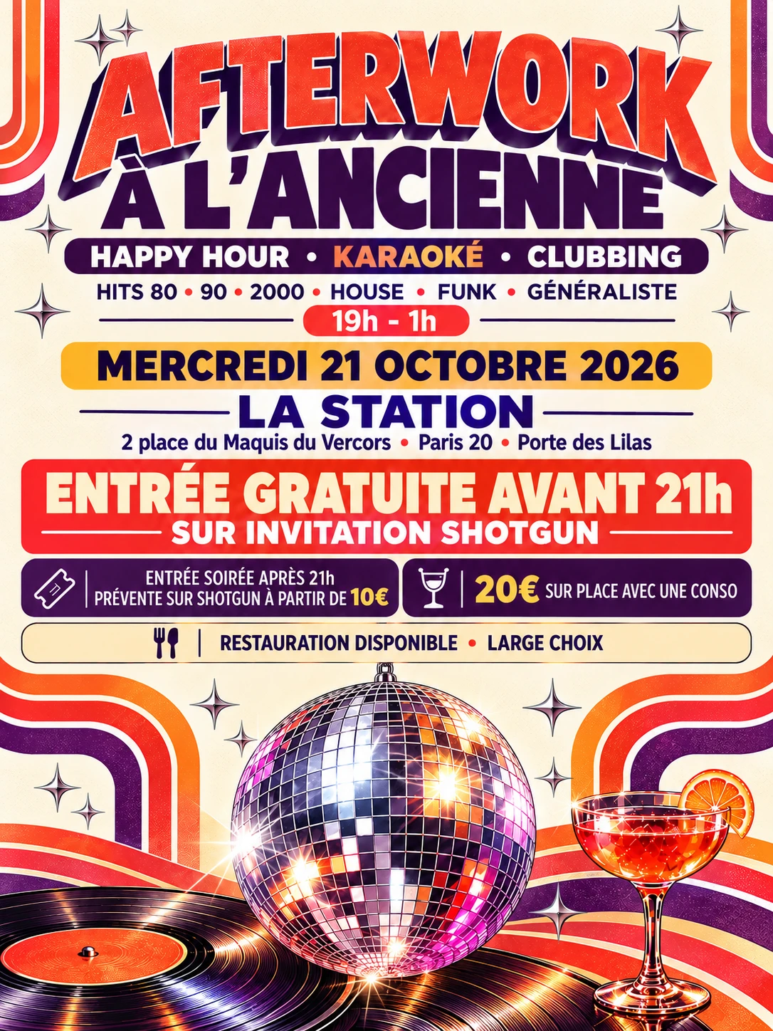 After Work A L'ancienne Paris