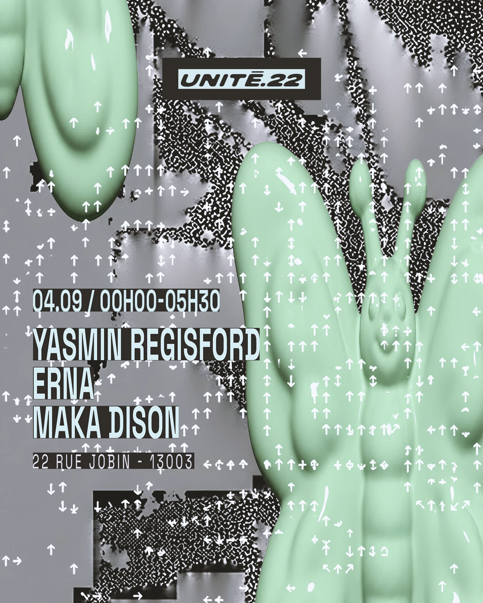 Unité.22 : Yasmin Regisford, Erna, Maka Dison