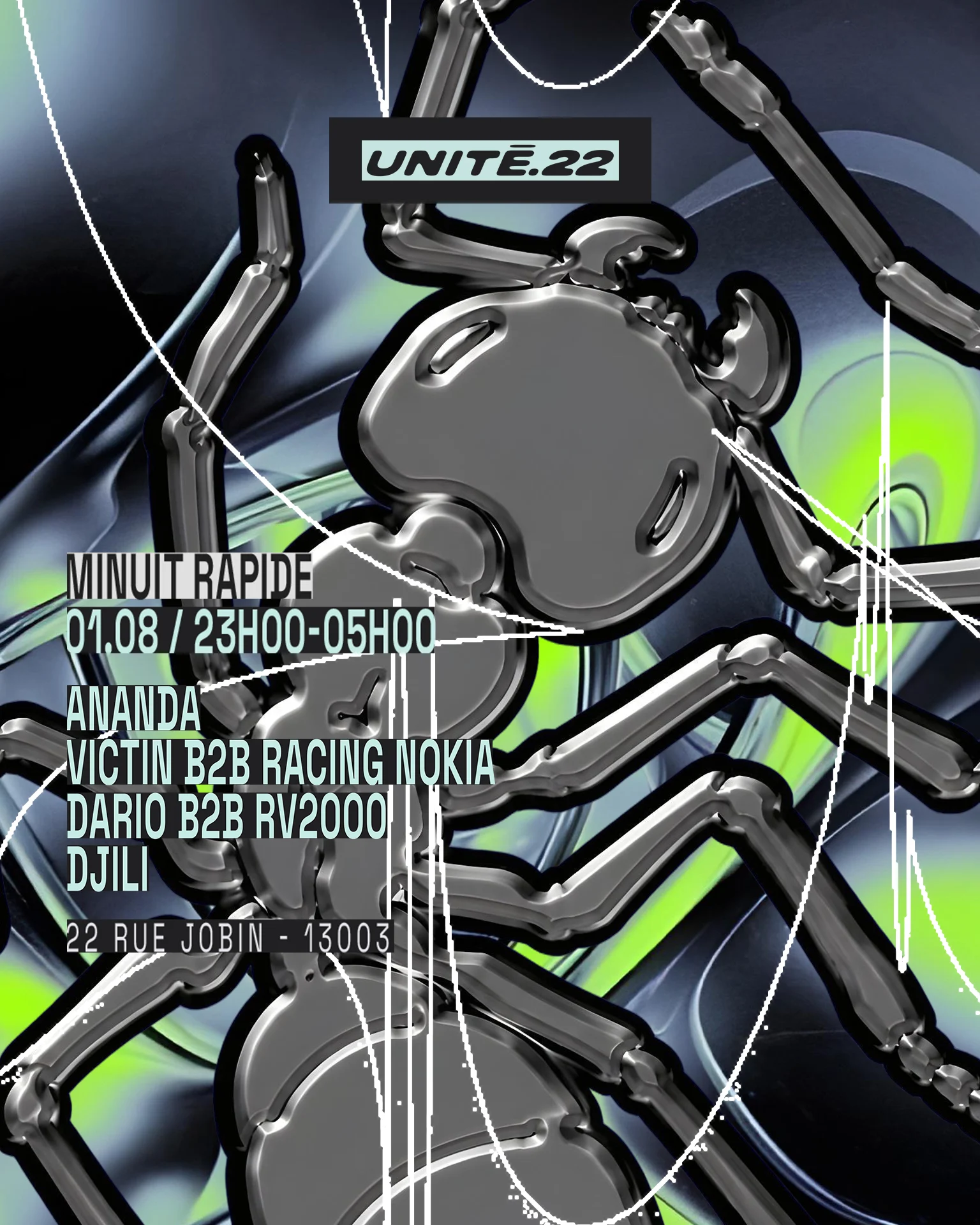 U.22 X Minuit Rapide : Ananda, Victin & Minuit Rapide Djs