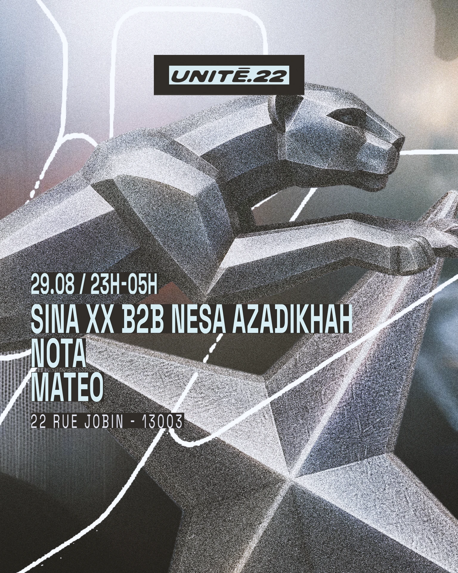 Unité.22 : Sina XX B2b Nesa Azadikhah, Mateo, Nota