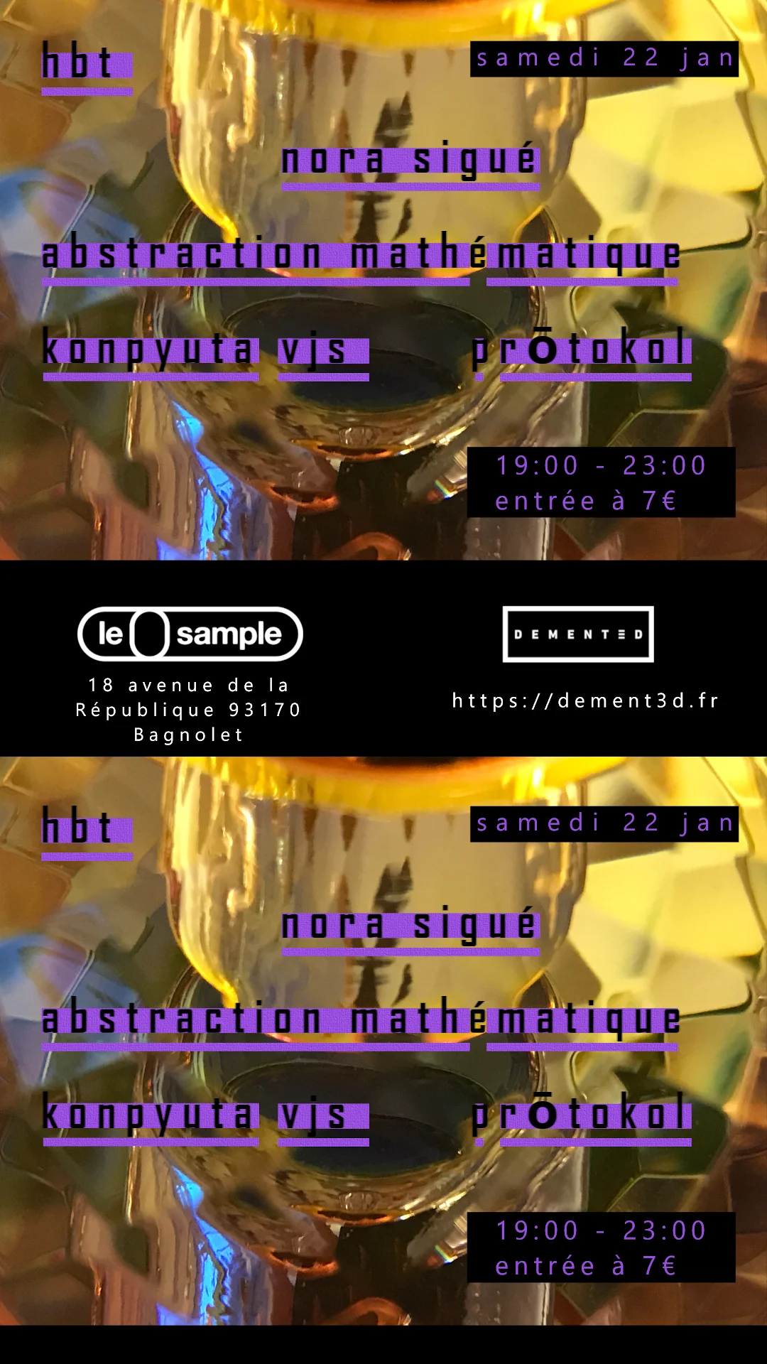 Concerts Au Sample : Hbt-Nora Sigué-Prōtokol-Abstr. Math.