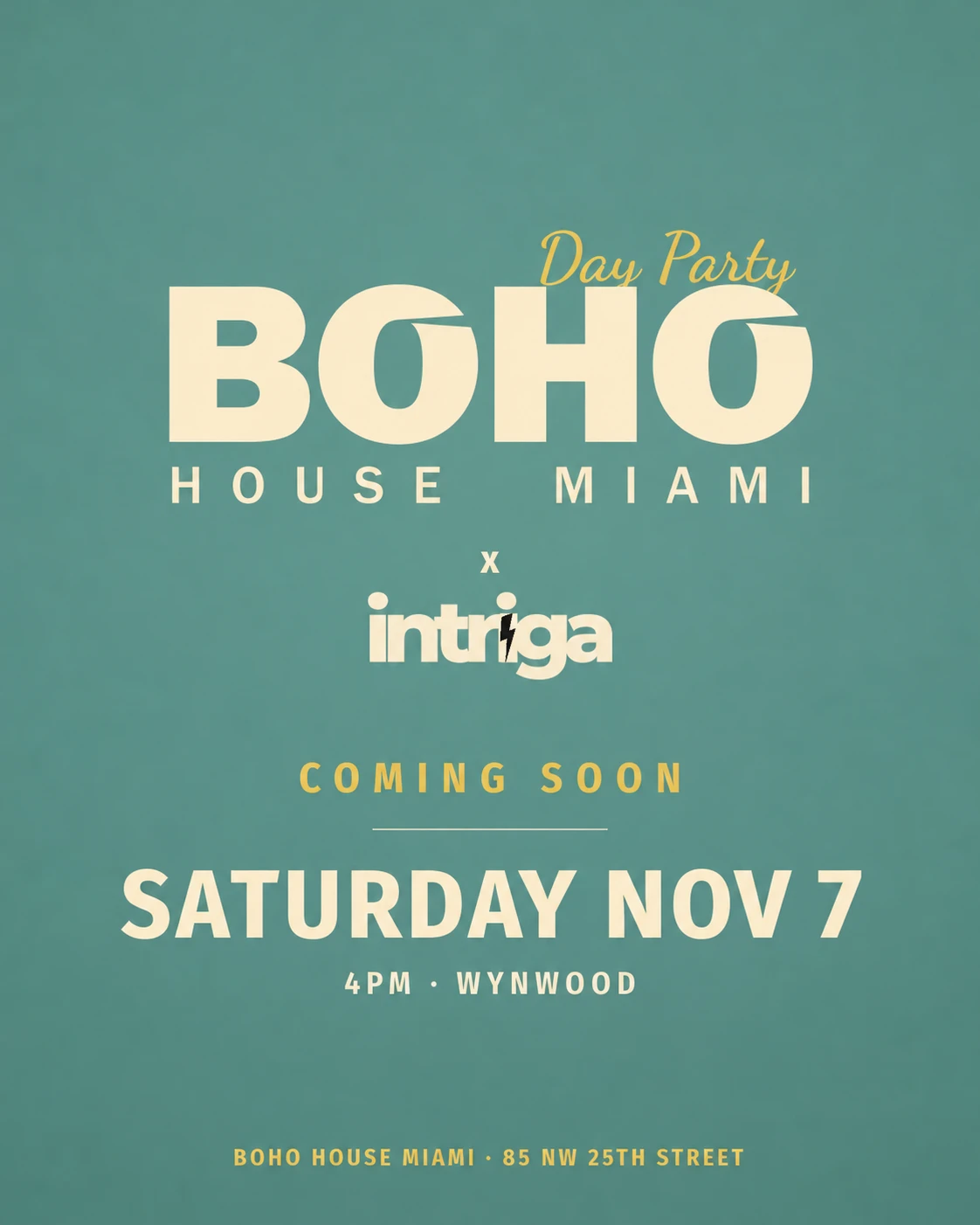 Intriga X Boho House: Day Party Vol 4
