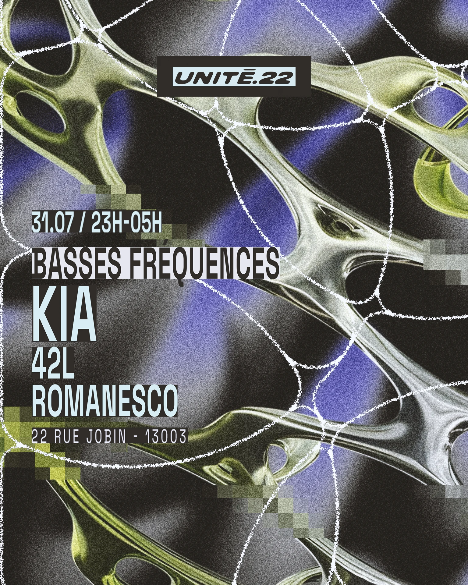 U.22 X Basses Fréquences : Kia, Romanesco, 42l