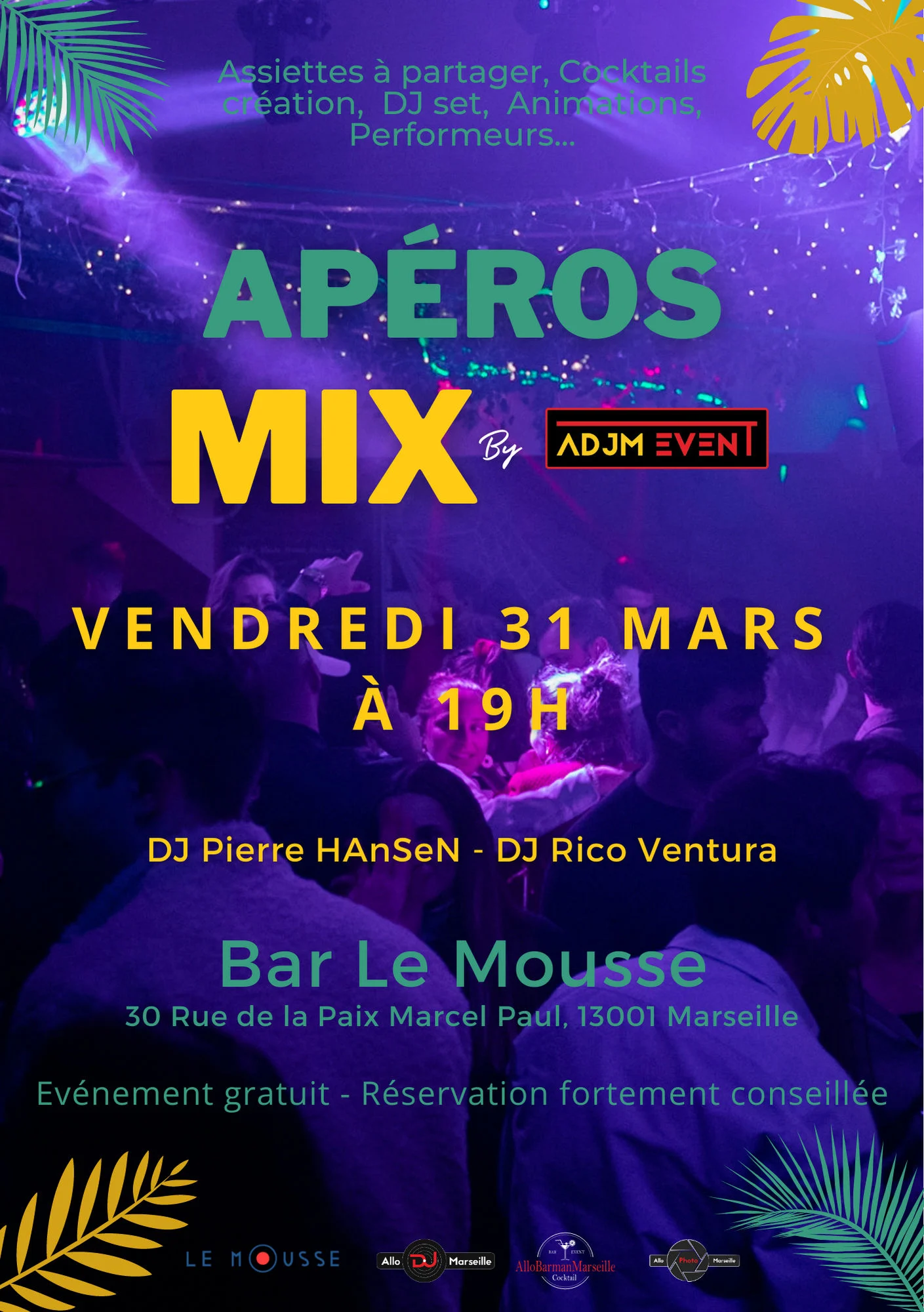 Apéros MIX #2 - Vendredi 31 Mars